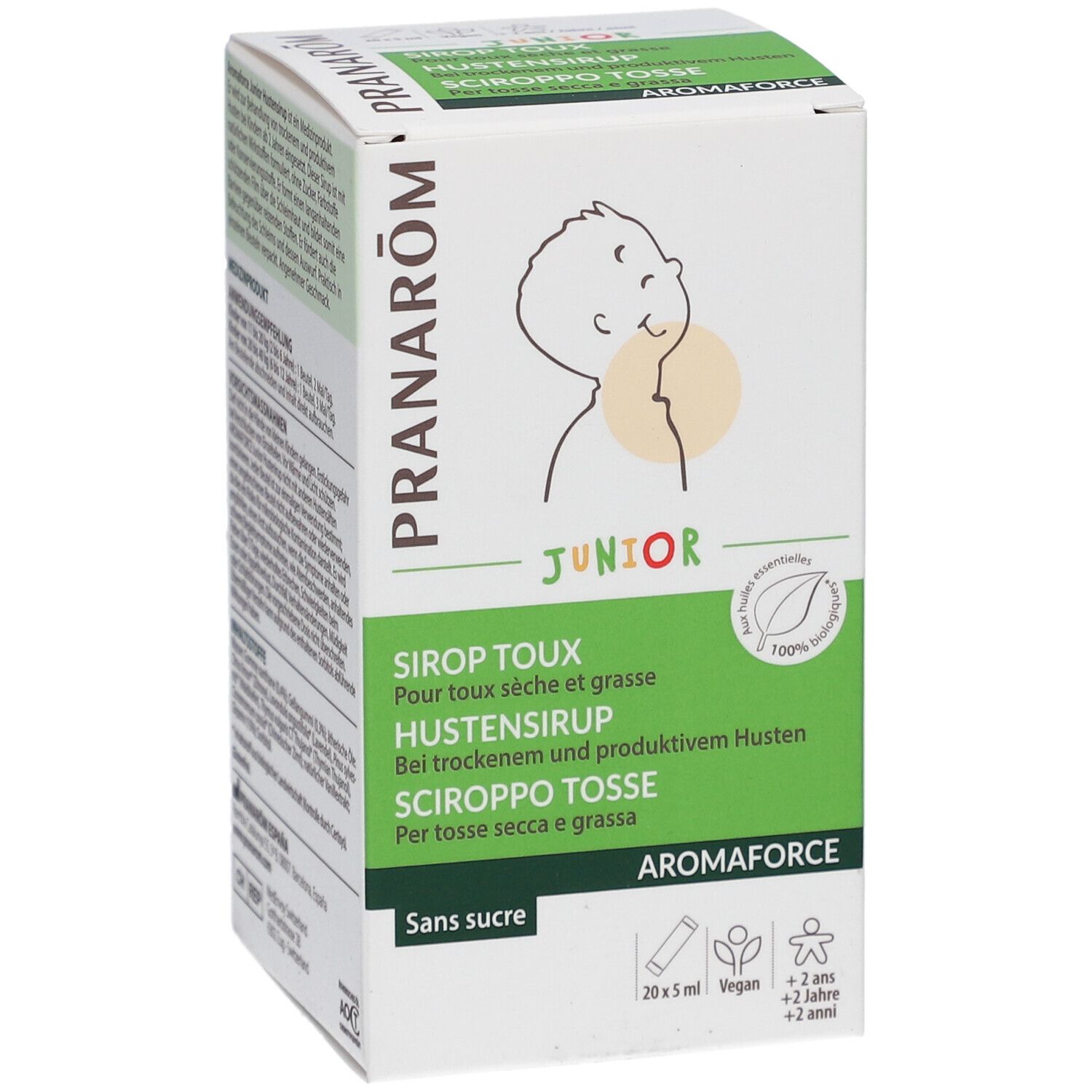 Pranarom Aromaforce Junior Hustensirup für Kinder