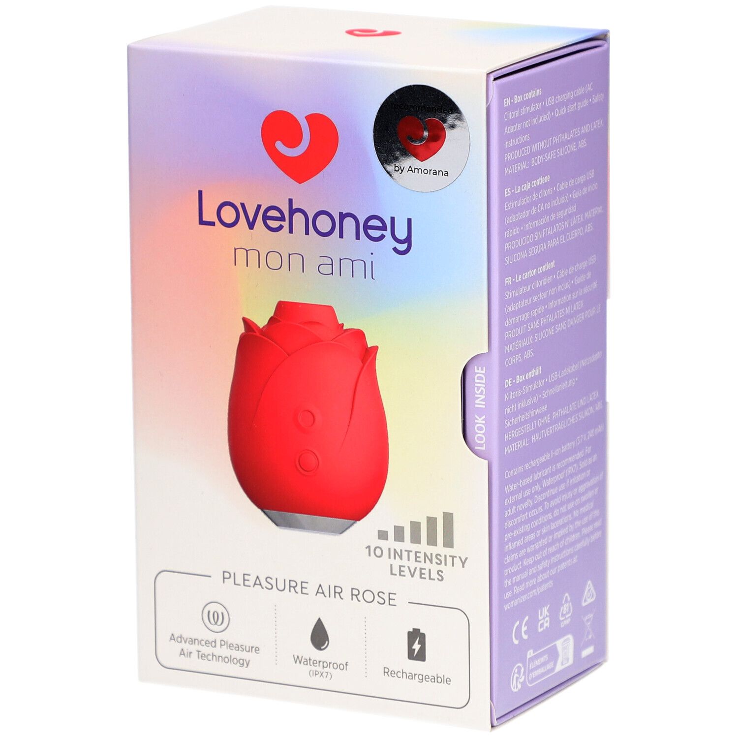 Lovehoney® mon ami Auflegevibrator Pleasure Air Rose
