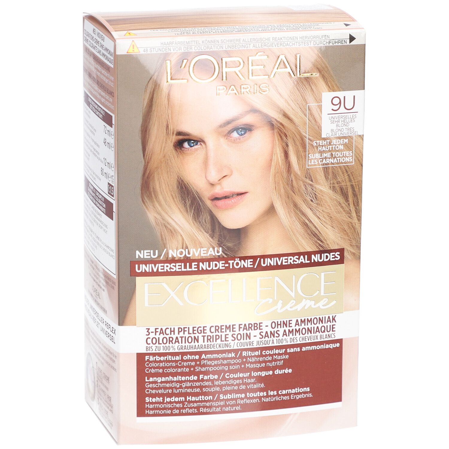 L'ORÉAL PARIS Excellence Creme Universal nude 9U Sehr helles Blond