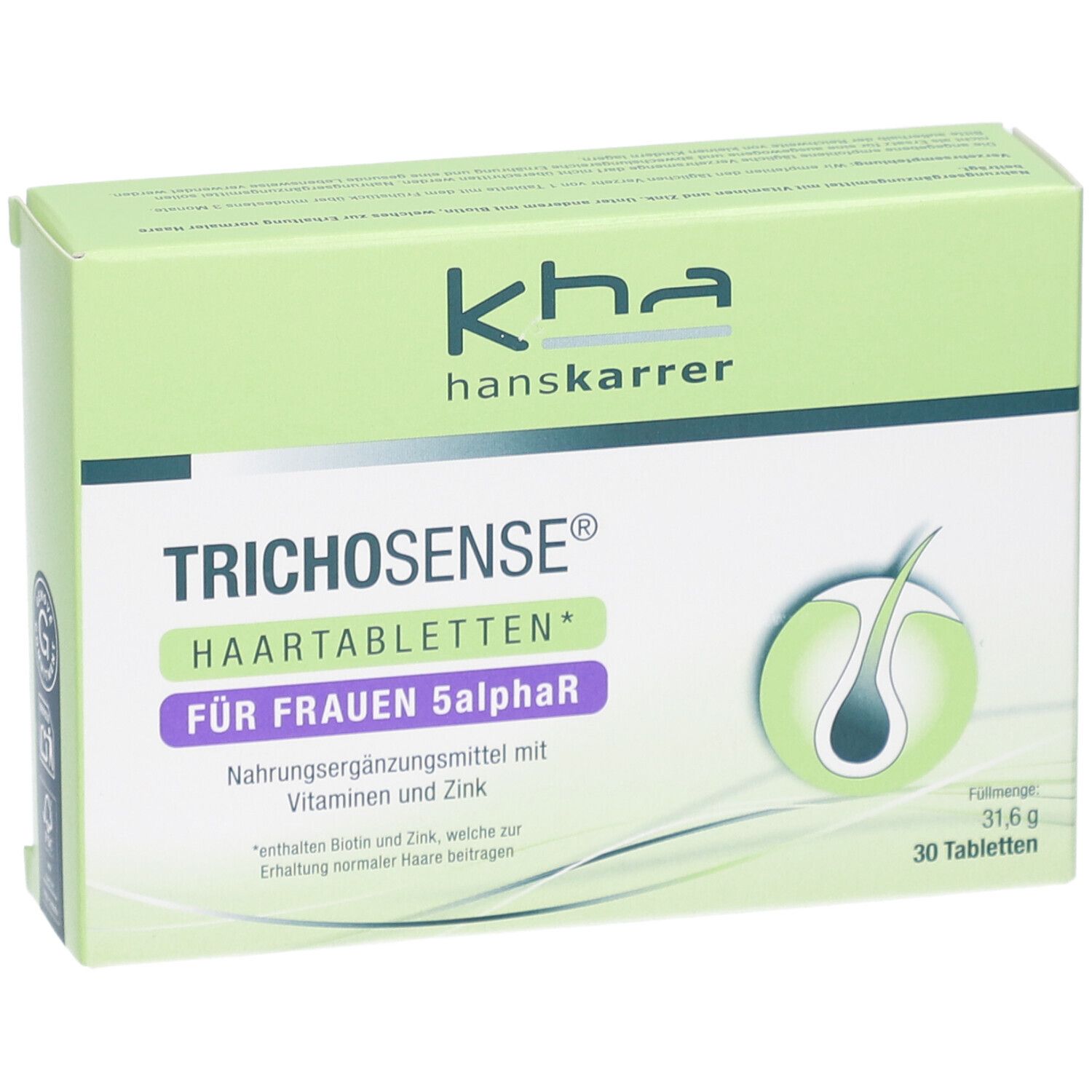 HANS KARRER Trichosense Haar-Tabletten Frauen 5alphaR