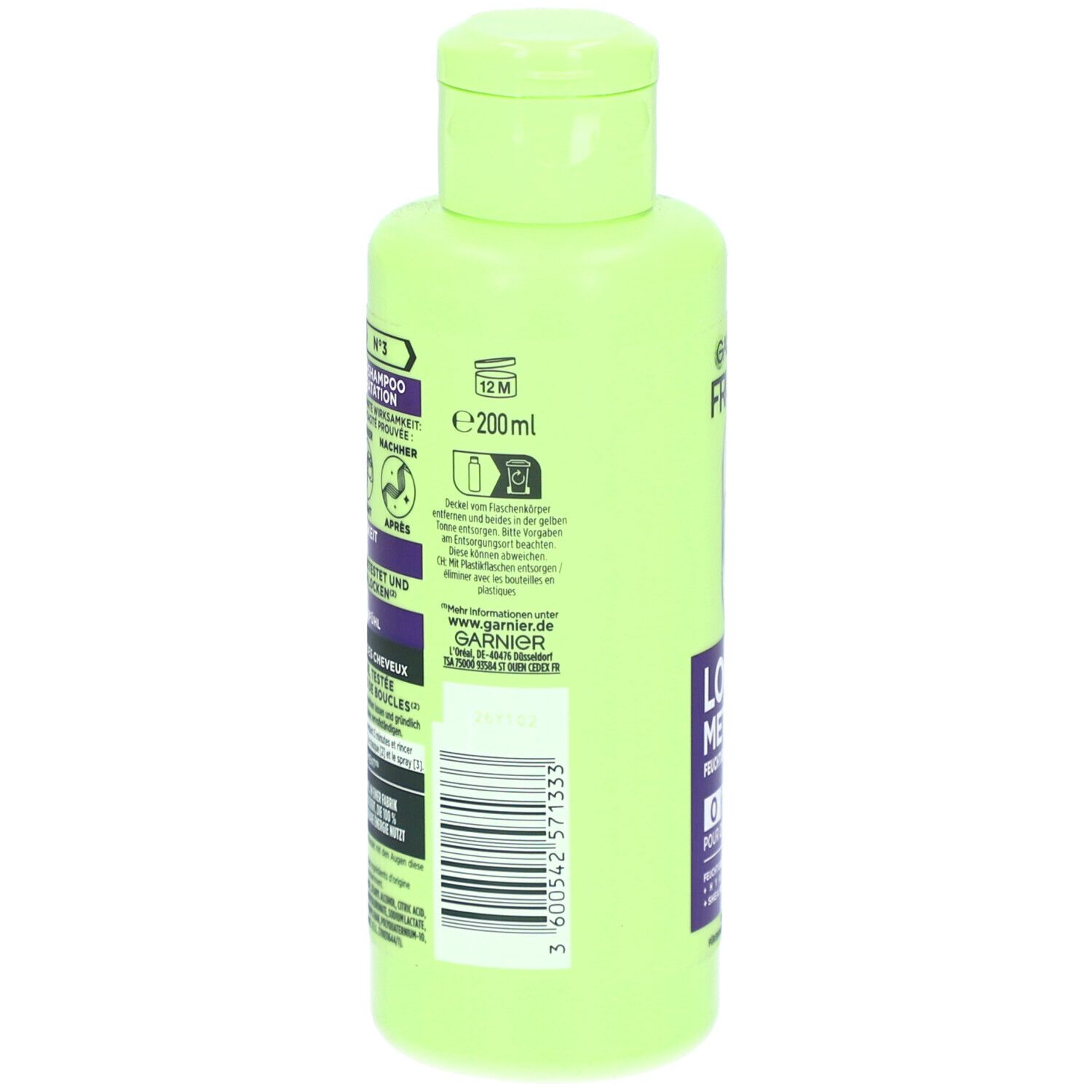 GARNIER FRUCTIS Méthode Boucles Pre-Shampoo Feuchtigkeitsspendendes Pre-Shampoo Lockiges Haar