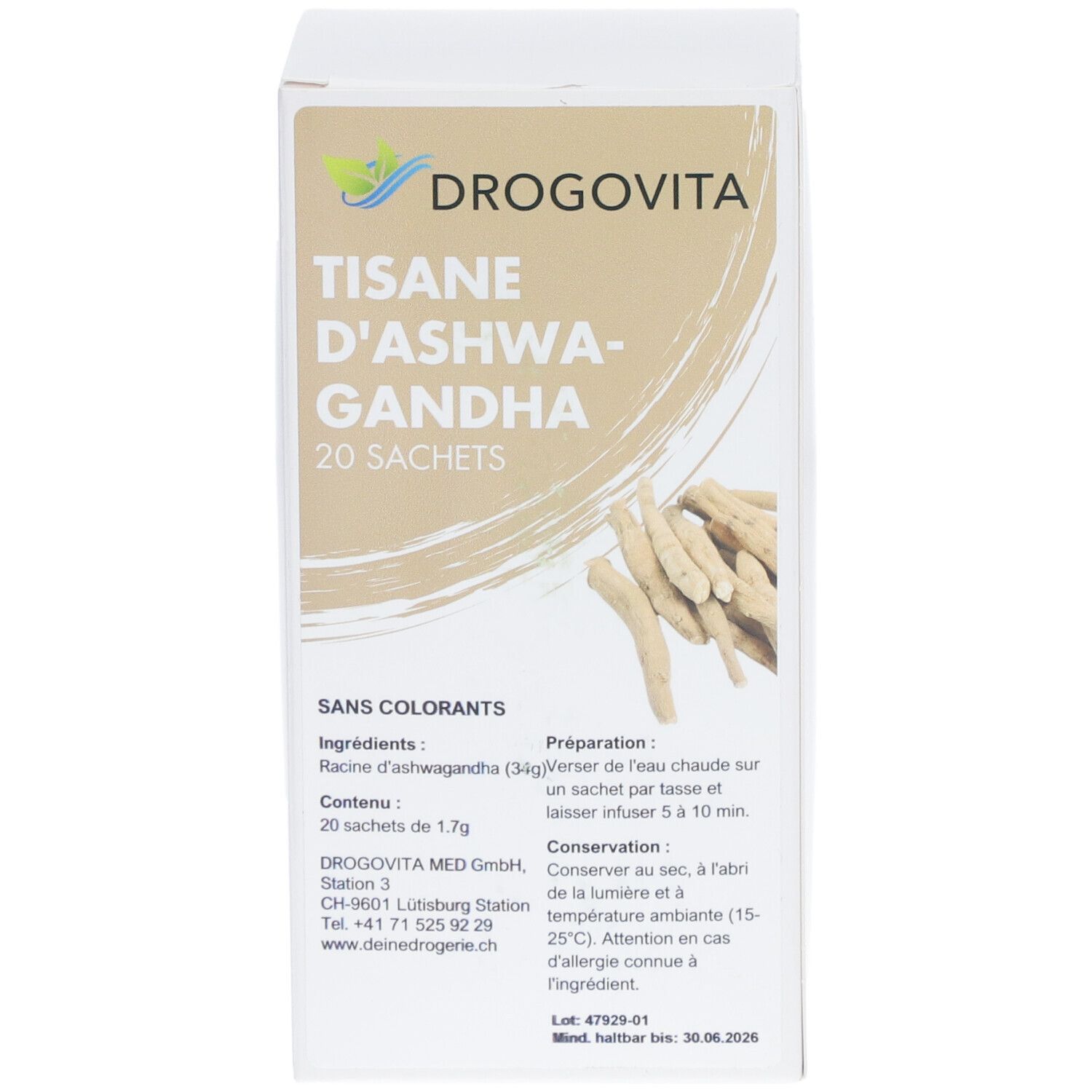 Drogovita Tisane Ashwaganda