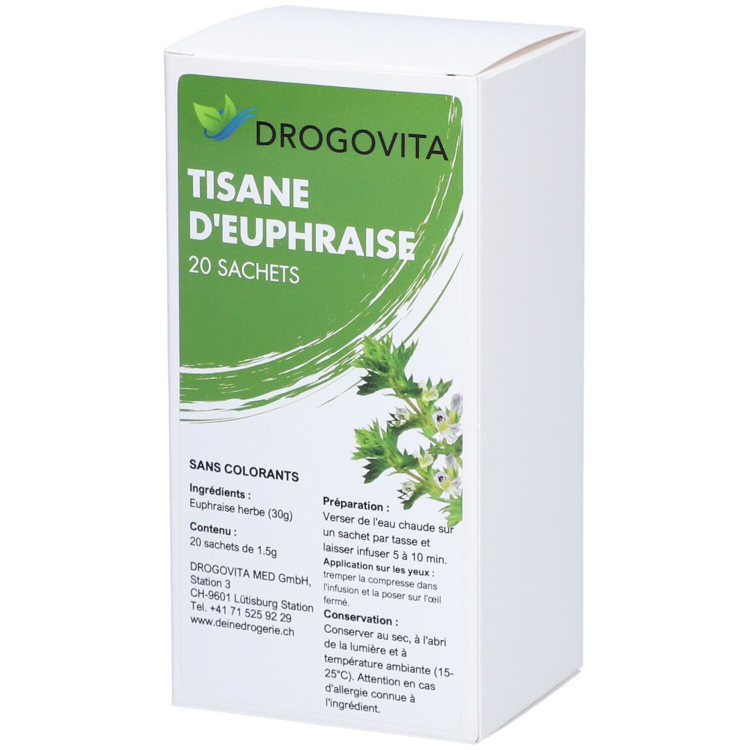 Drogovita Tisane d'euphraise