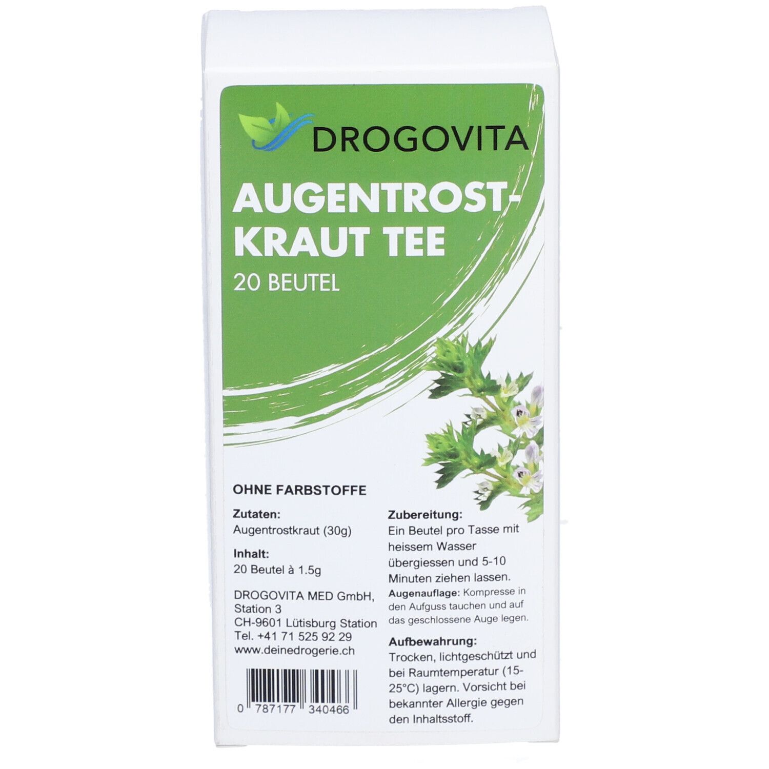 Drogovita Tisane d'euphraise