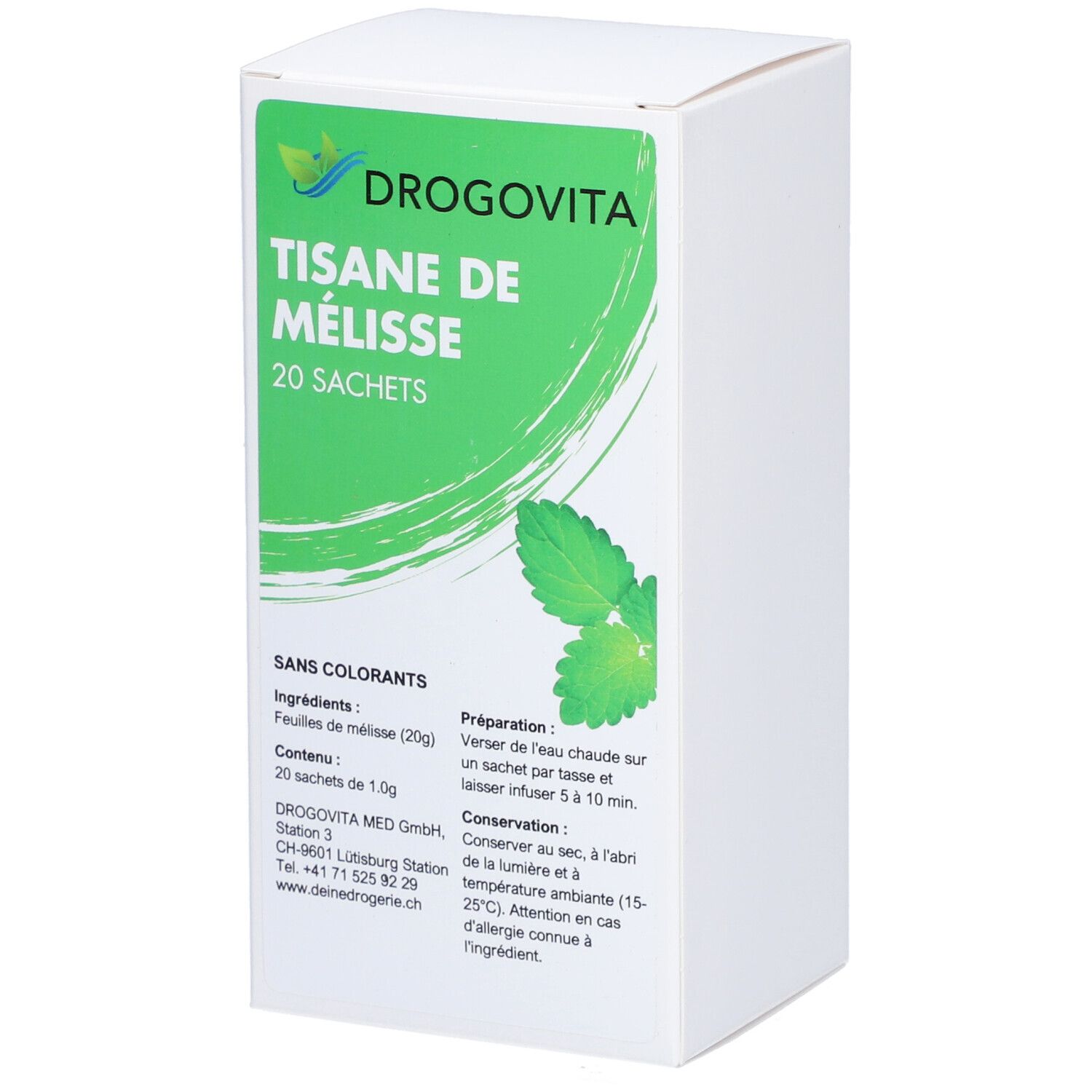 Drogovita Tisane de mélisse