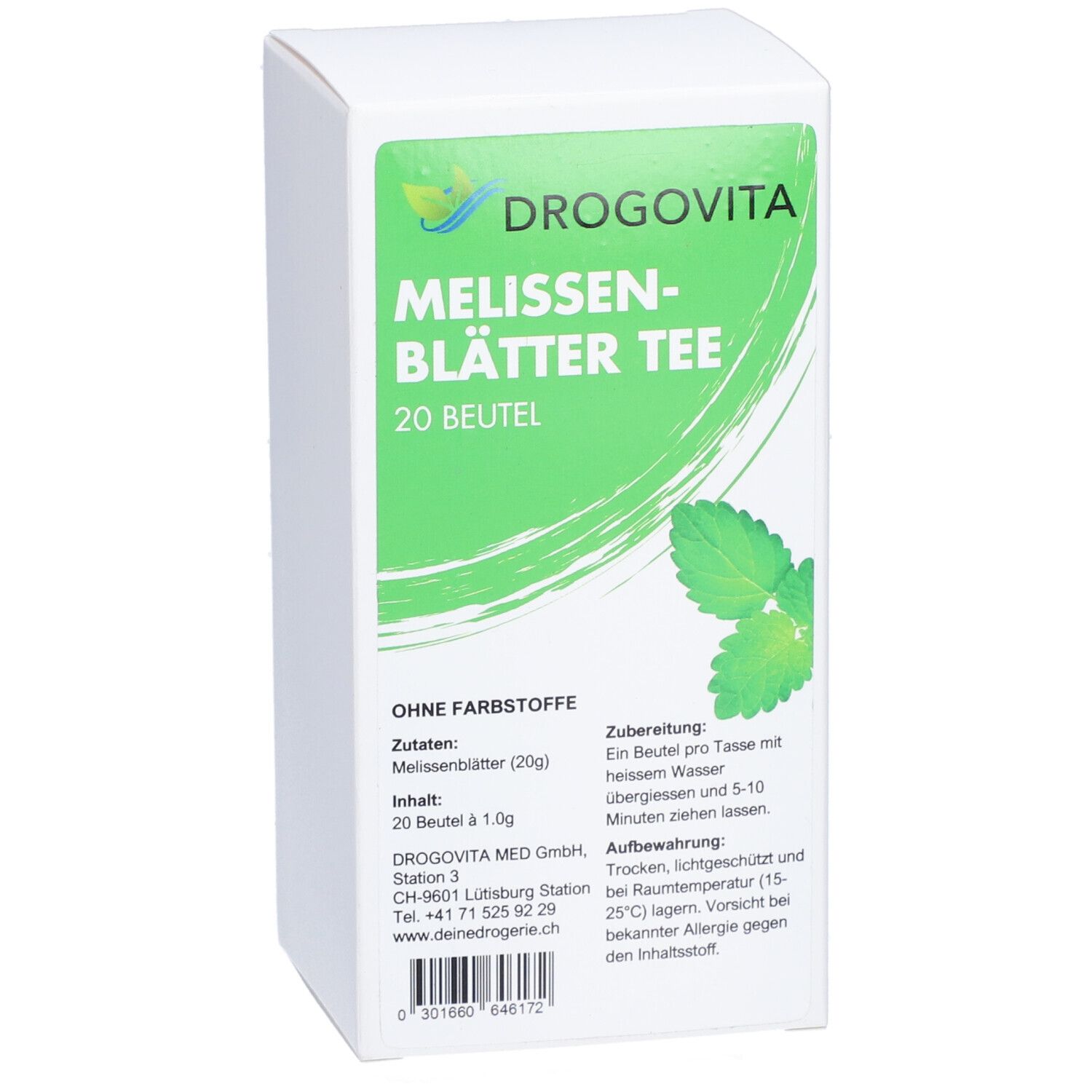 Drogovita Tisane de mélisse