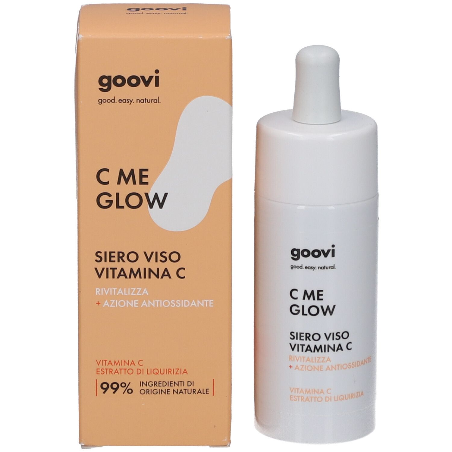 Goovi C Me Glow Gesichtsserum Vitamin C Glanz & Antioxidantien
