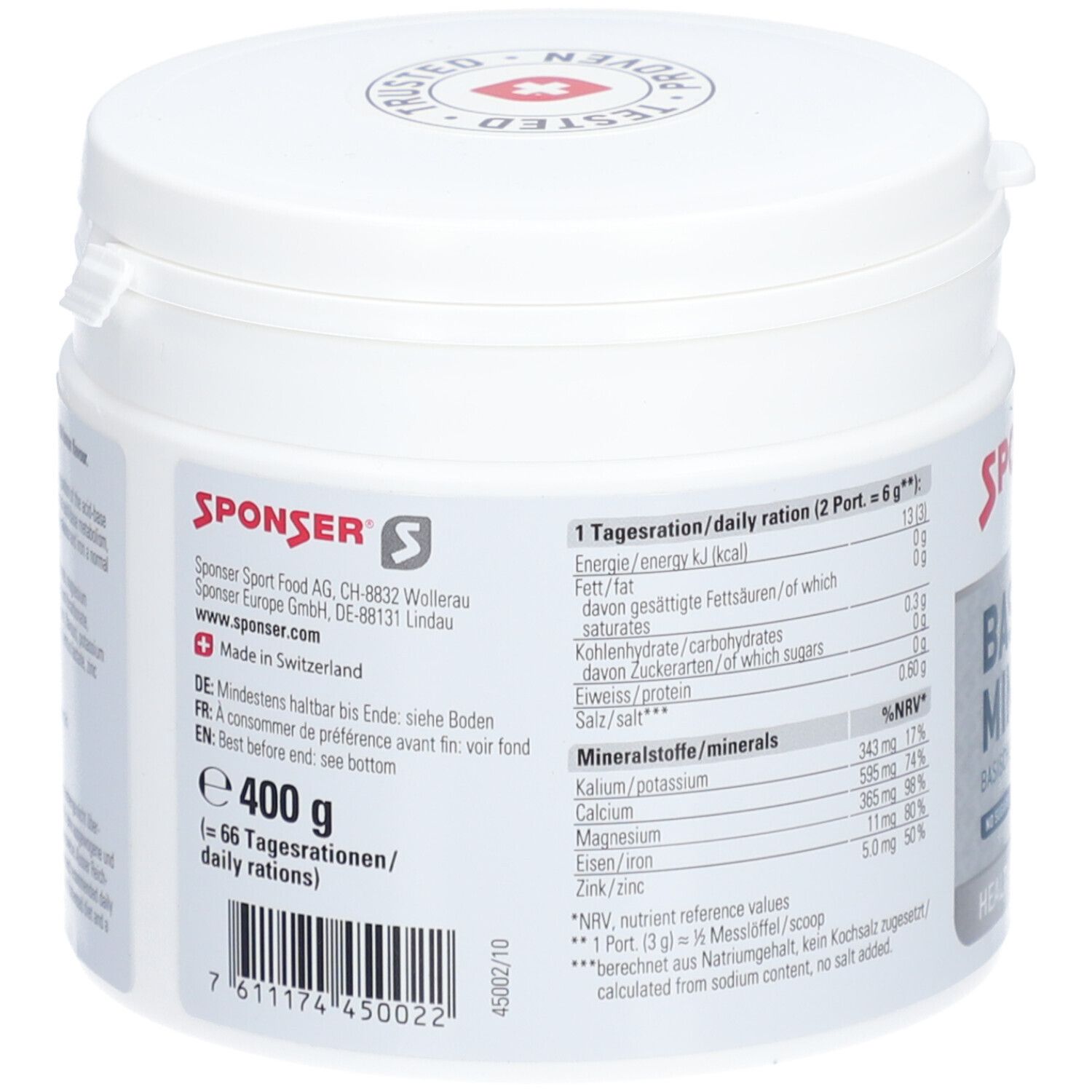 SPONSER® BASIC MINERALS, Citrus