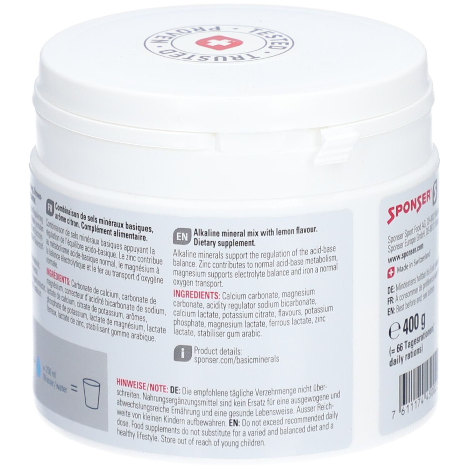 SPONSER® BASIC MINERALS, Citrus