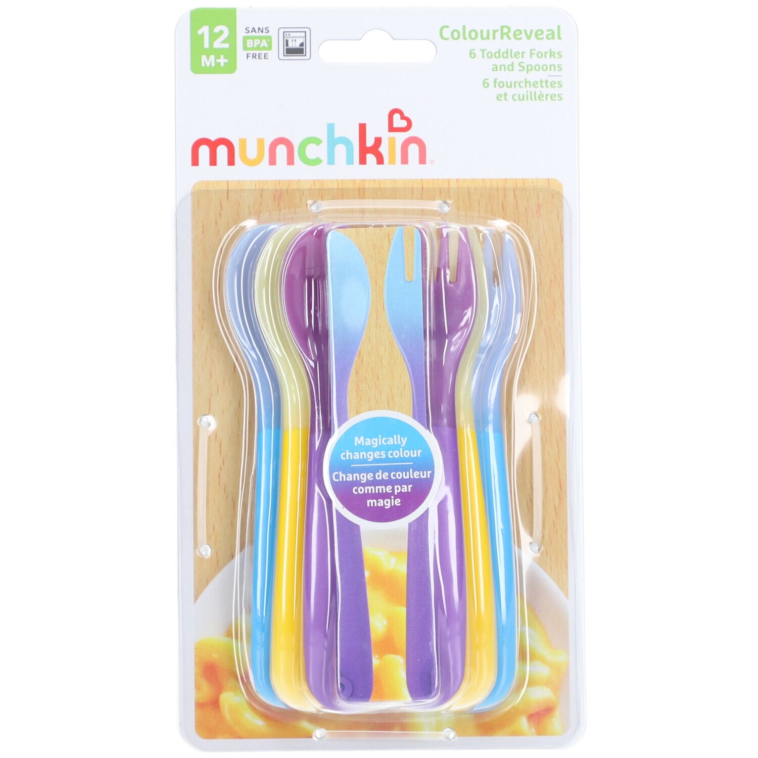 MUNCHKIN Löffel Gabel ColourRev 12M+ 6 Stk
