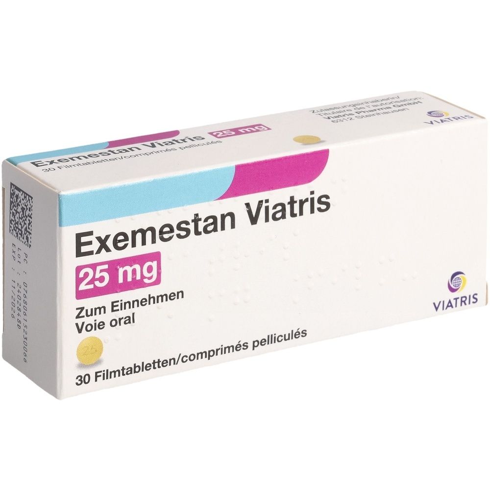 EXEMESTAN Viatris Filmtabl 25 mg SDO