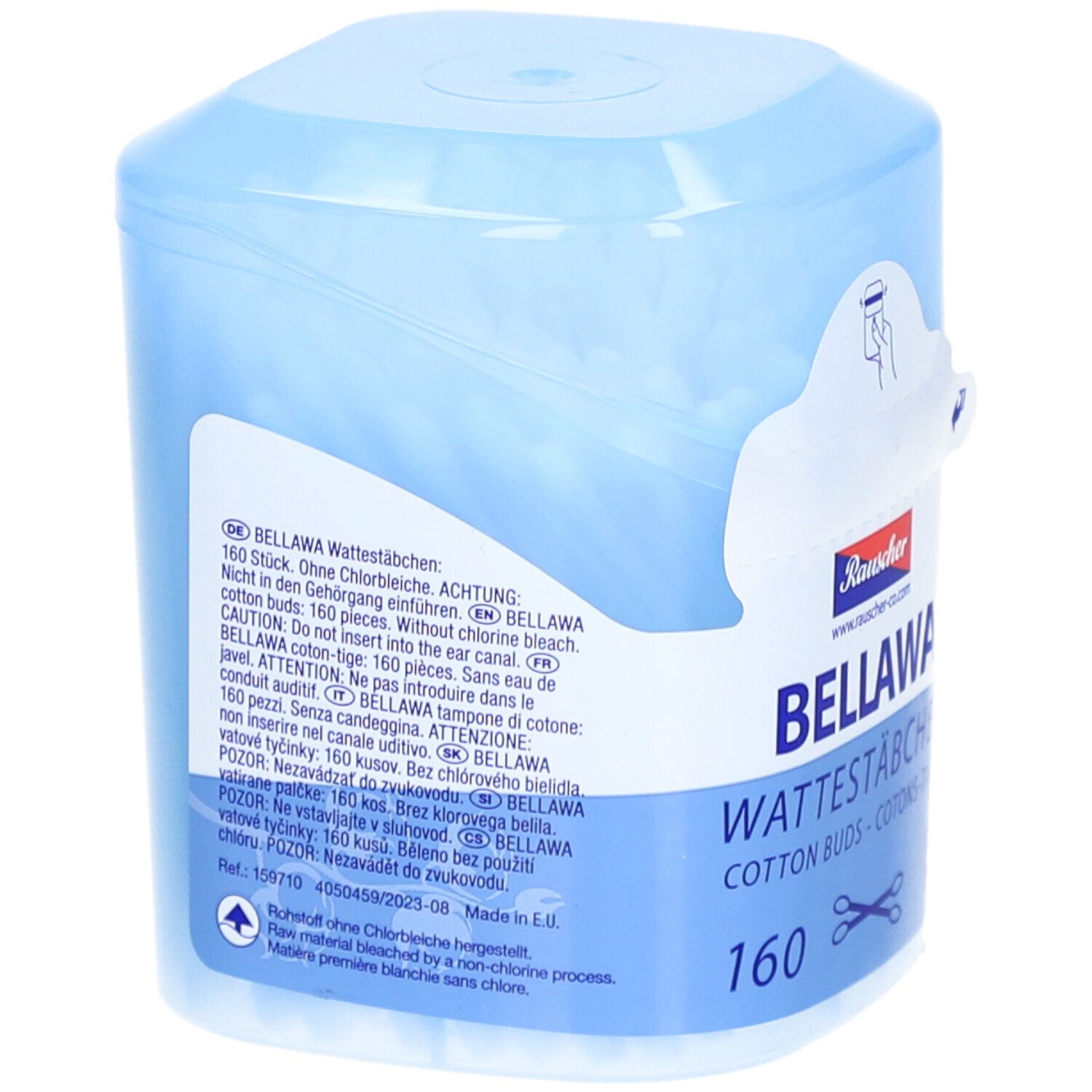 BELLAWA Wattestäbchen Runddose