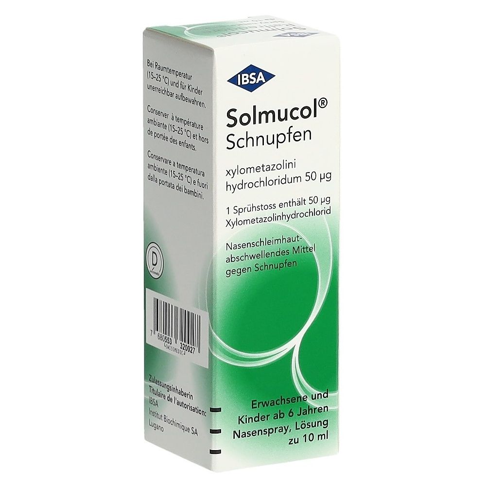 SOLMUCOL Schnupfen Nasenspray Fl 10 ml