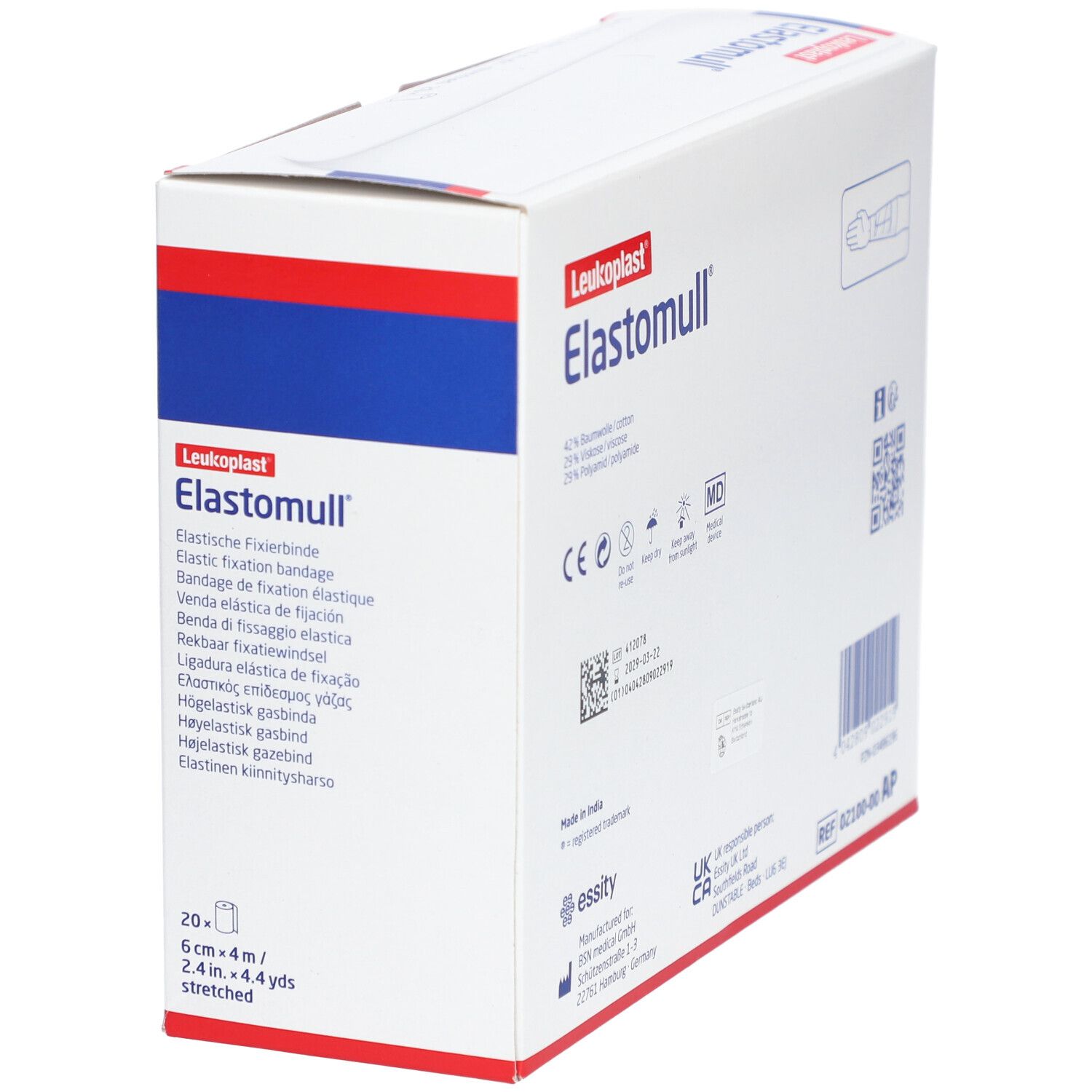 Elastomull® elastische Fixierbinde 4 m x 6 cm
