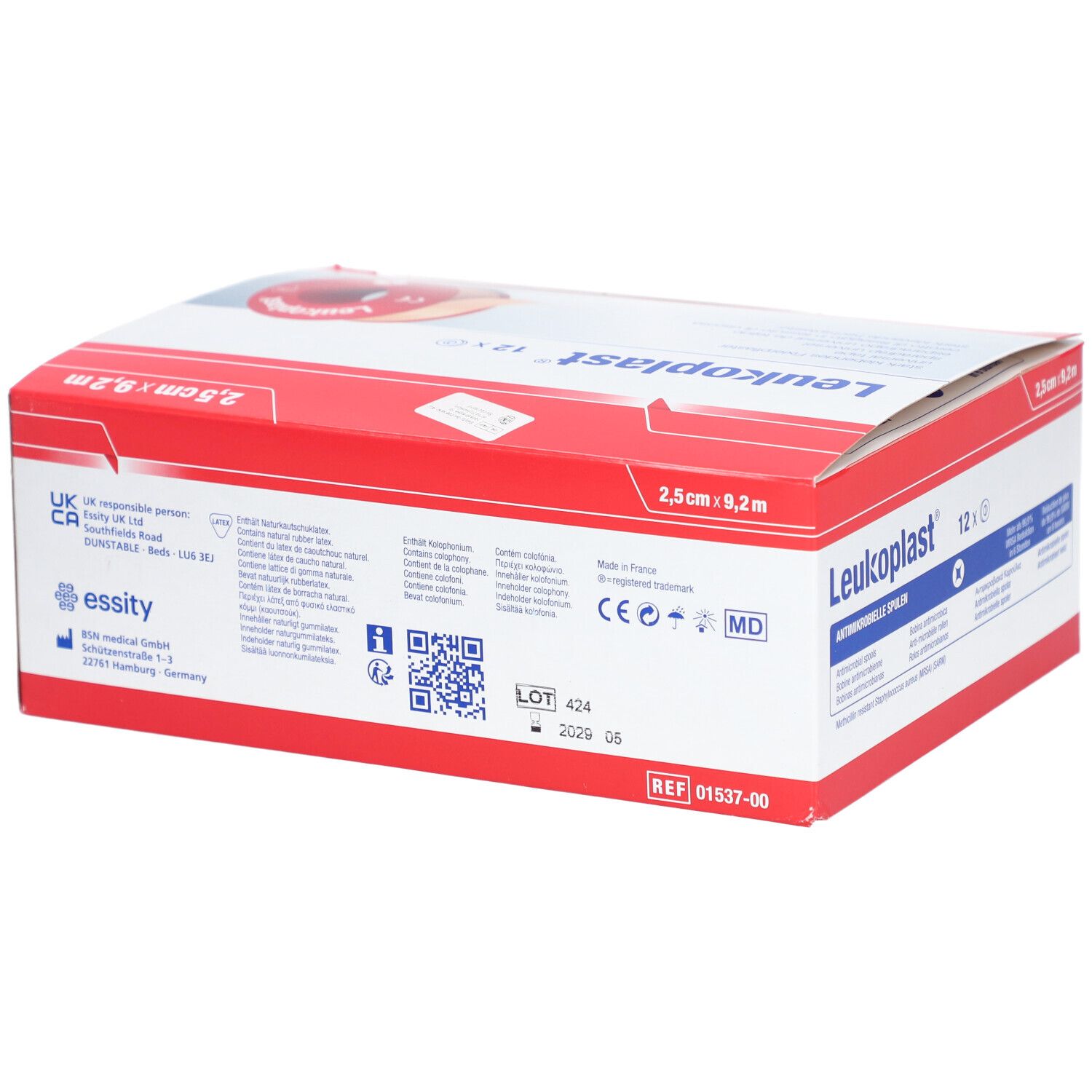 LEUKOPLAST® Sparadrap universel 2,5 cm x 9,2 m