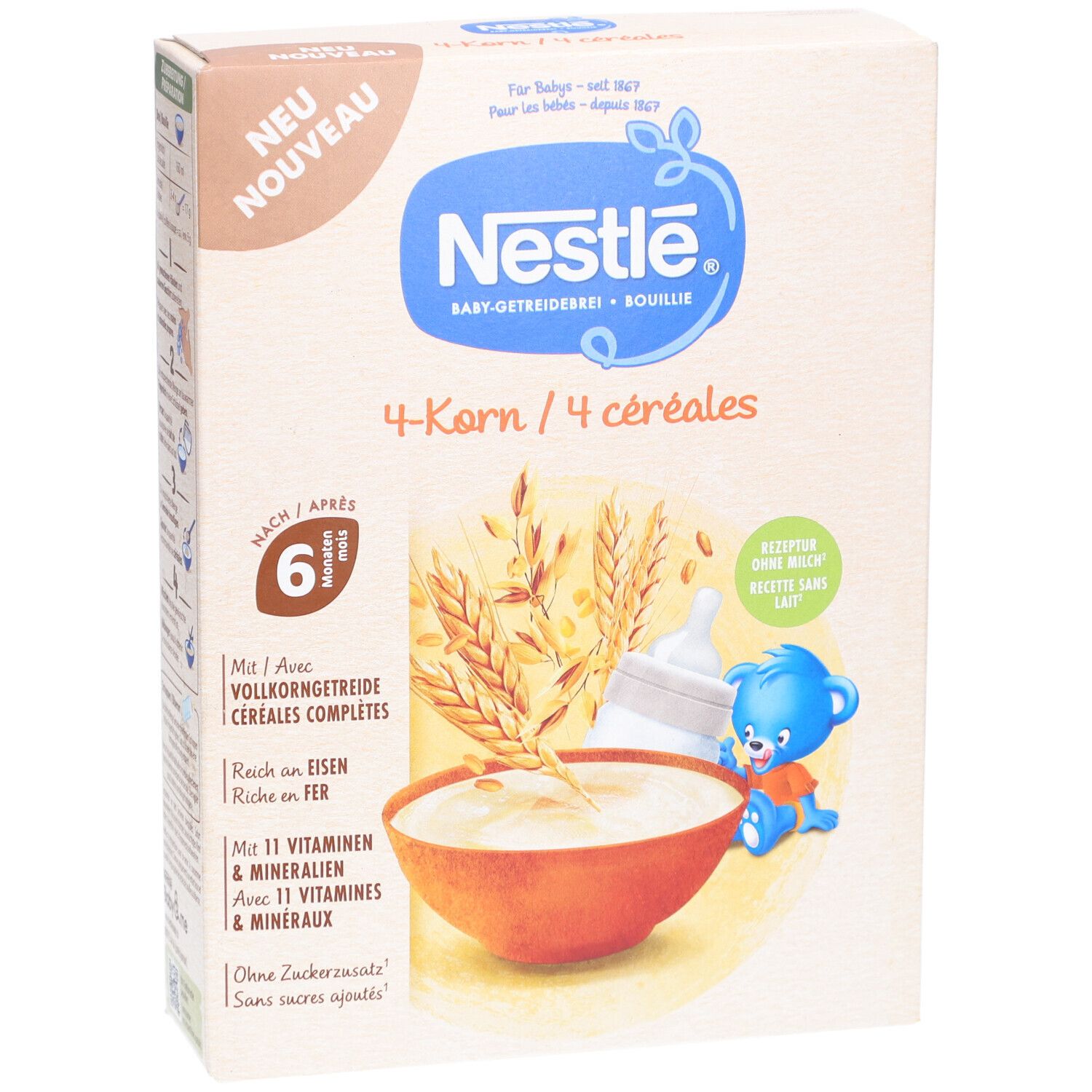 NESTLÉ Baby 4-Korn-Brei - Nach 6 Monaten