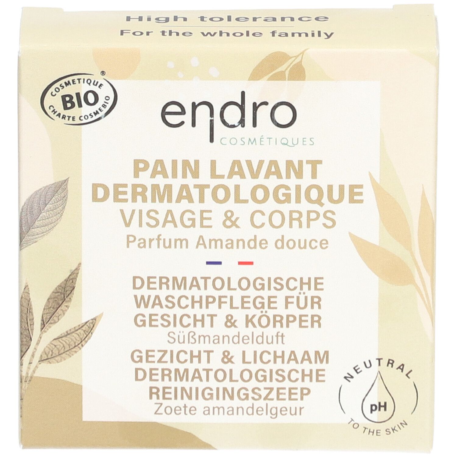 ENDRO Dermatologisches Waschpulver Gesicht & Körper Parfüm Süßmandel