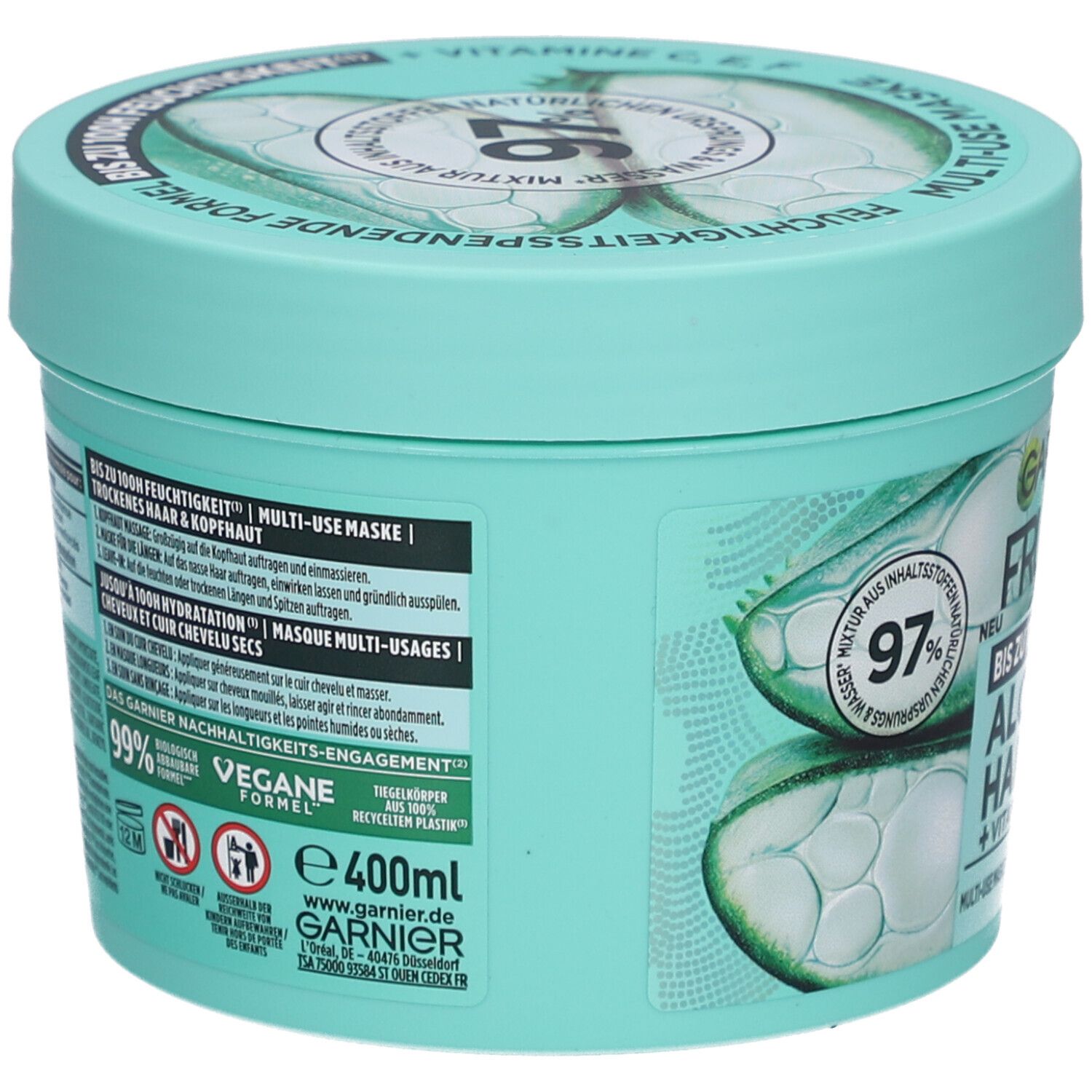 GARNIER FRUCTIS Hair Food 3-in-1-Haarmaske mit Aloe Vera