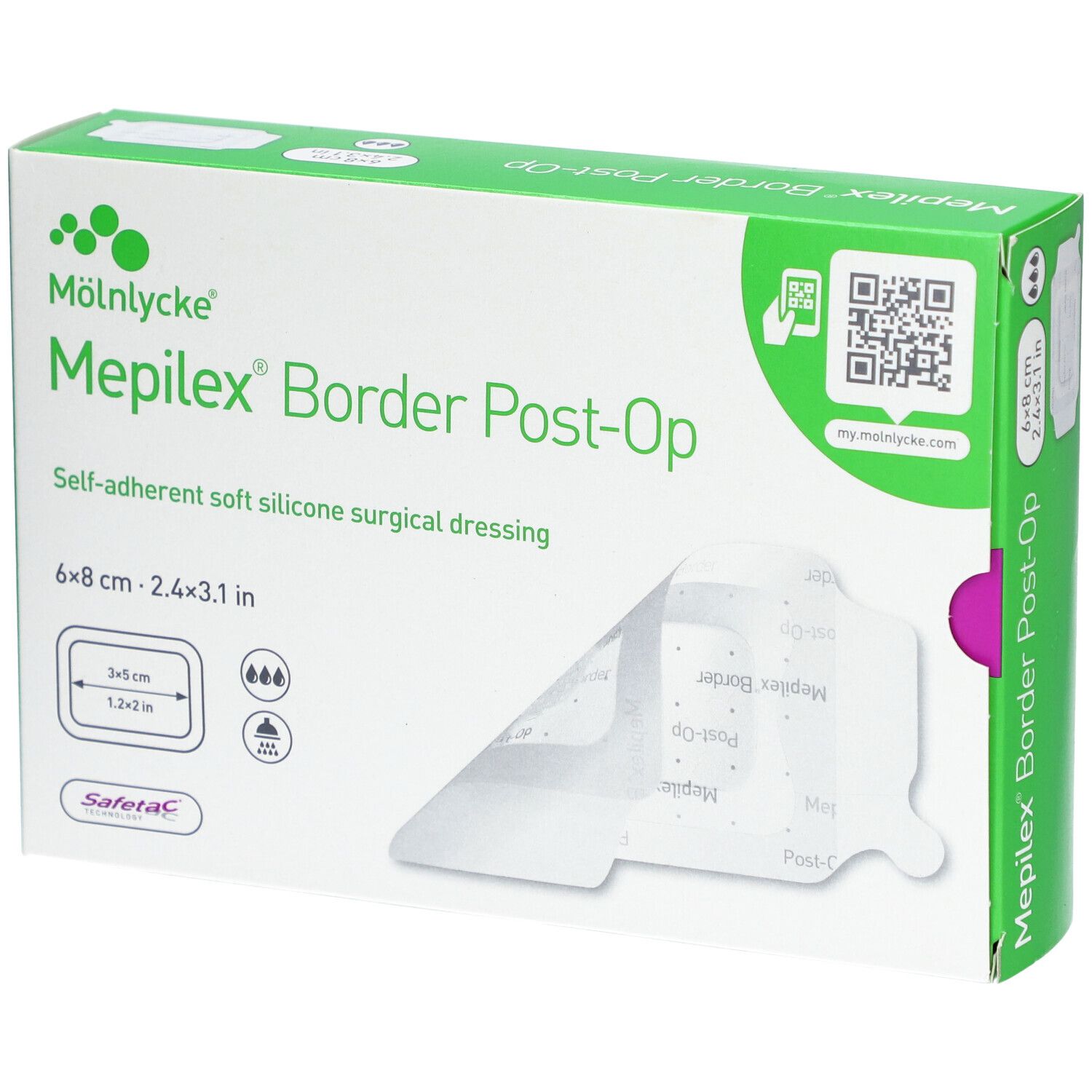 MEPILEX Border Post OP 6x8cm (neu) 10 Stk