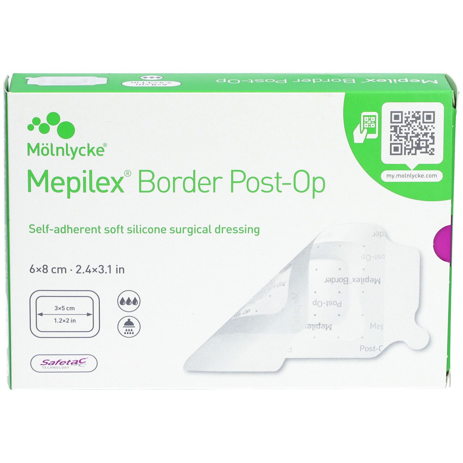 MEPILEX Border Post OP 6x8cm (neu) 10 Stk