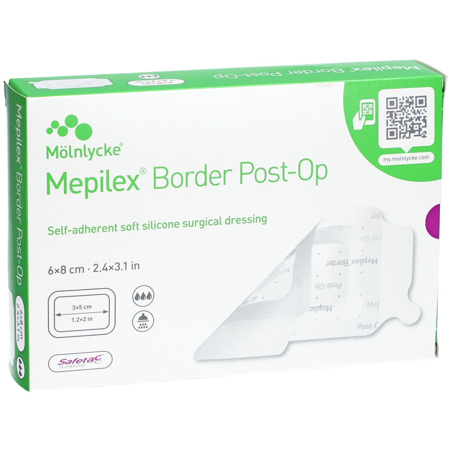 MEPILEX Border Post OP 6x8cm (neu) 10 Stk