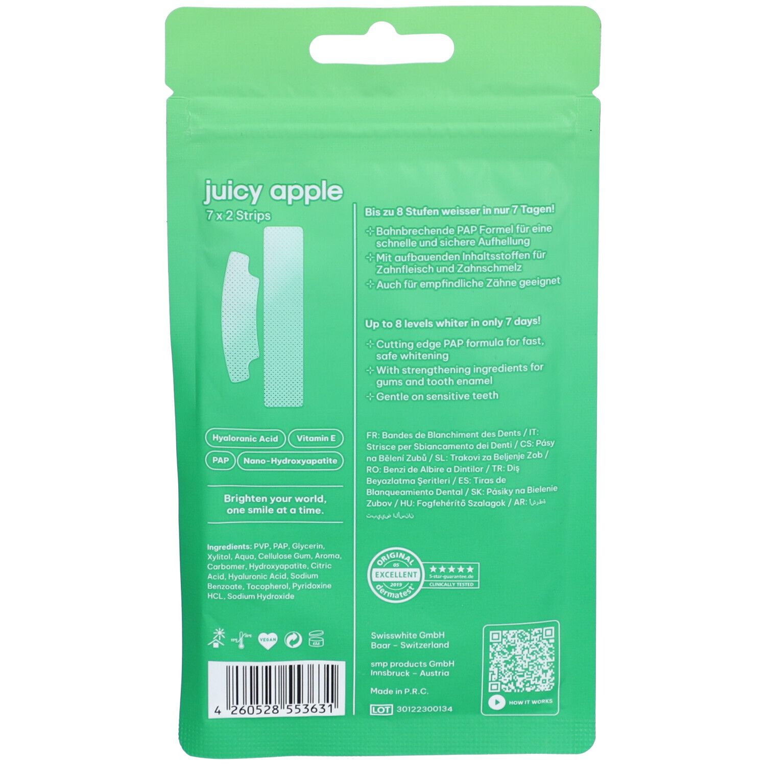 SMILEPEN Pop Teeth Whit Strips Juicy App 7 x 2 Stk