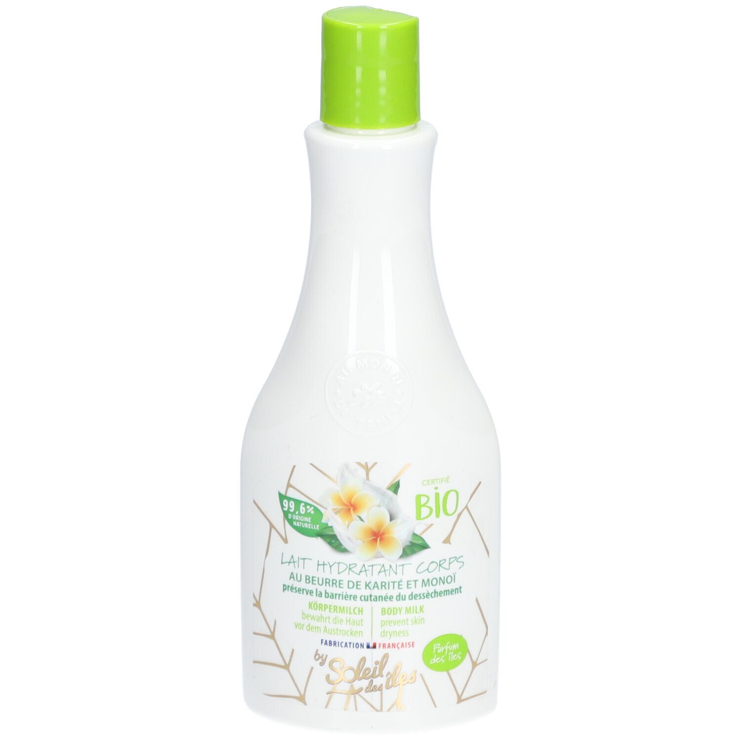 SOLEIL DES ÎLES Feuchtigkeitsspendende Körpermilch mit Karitébutter und Monoï