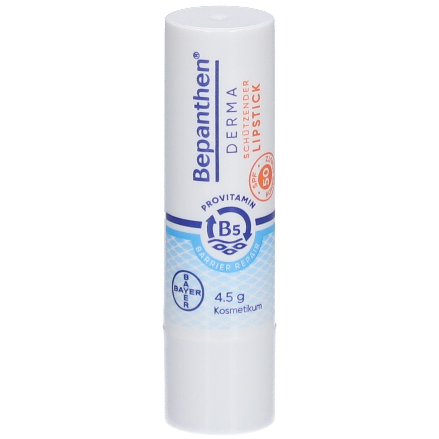 Bepanthen® Derma Lipstick mit LSF 50 für trockene Lippen