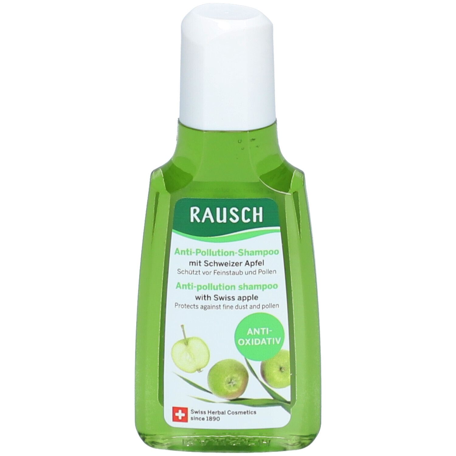 RAUSCH Shampooing Exfoliant anti-pollution à la Pomme Suisse