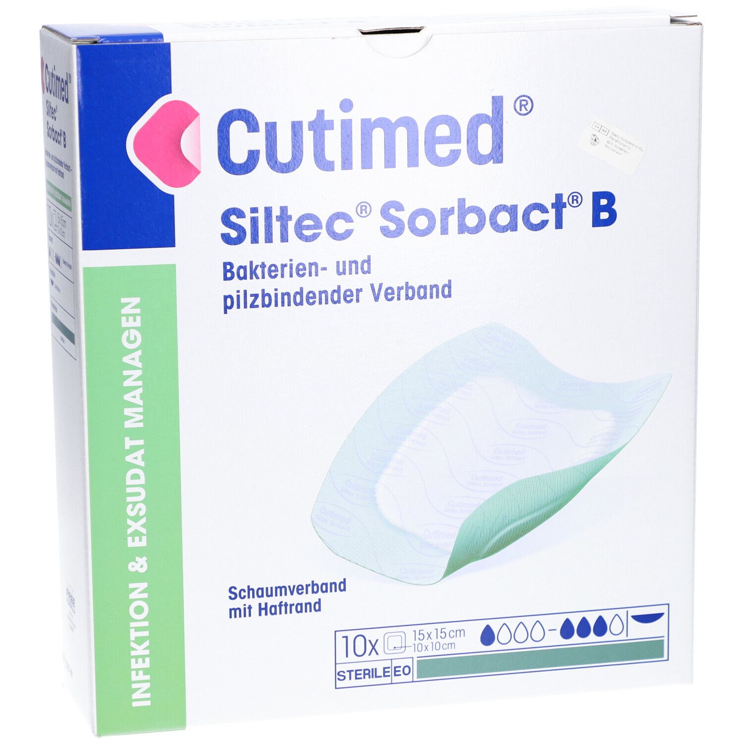 CUTIMED Siltec Sorbact 15 x 15 cm