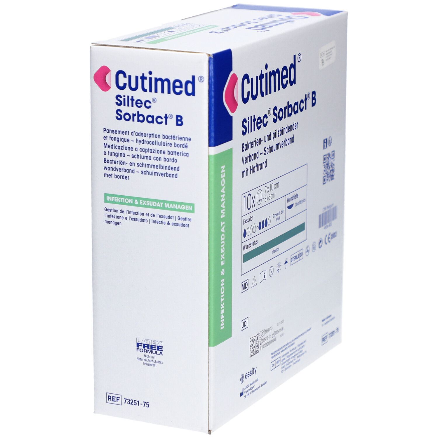 CUTIMED Siltec Sorbact 7 x 10 cm