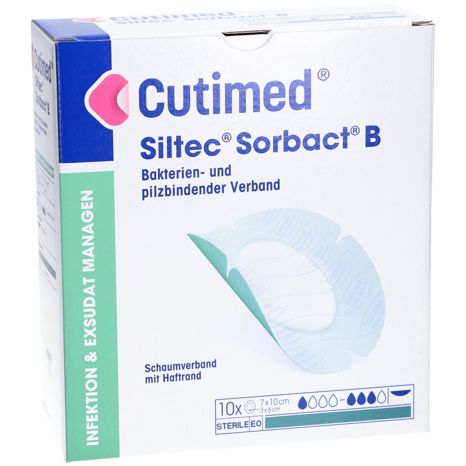 CUTIMED Siltec Sorbact 7 x 10 cm
