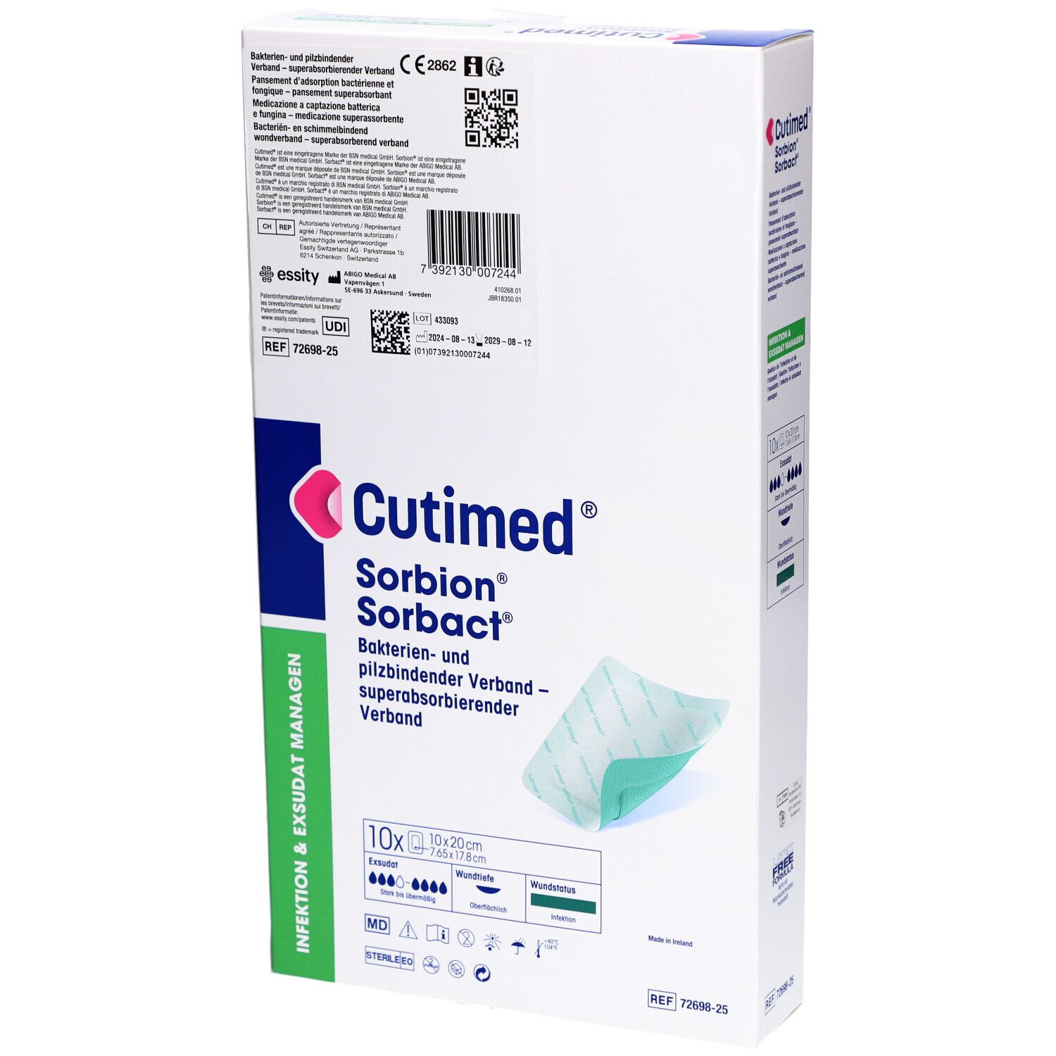 CUTIMED Sorbion Sorbact 10 x 20 cm