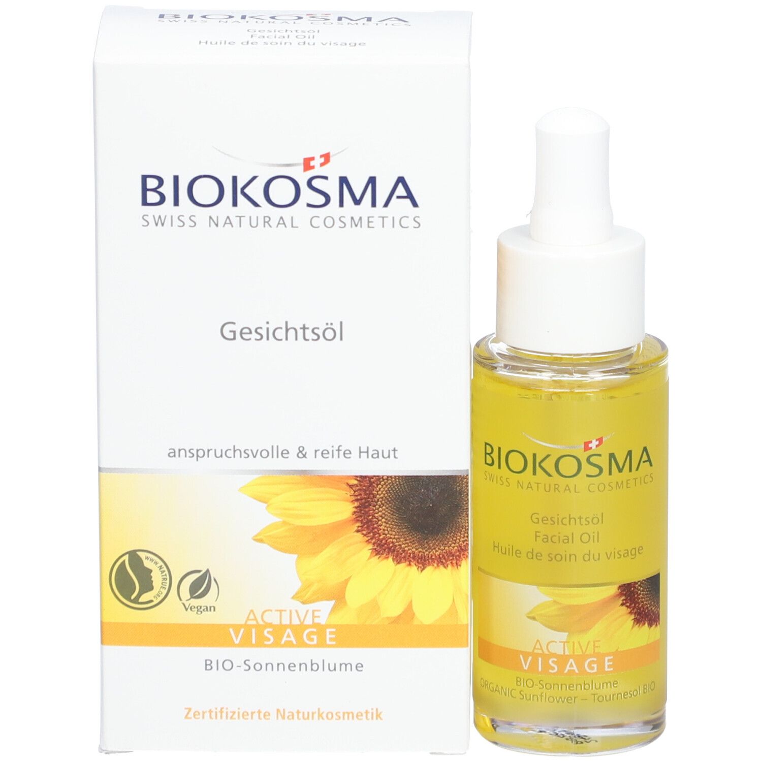 BIOKOSMA Active Visage Huile de soin du Visage