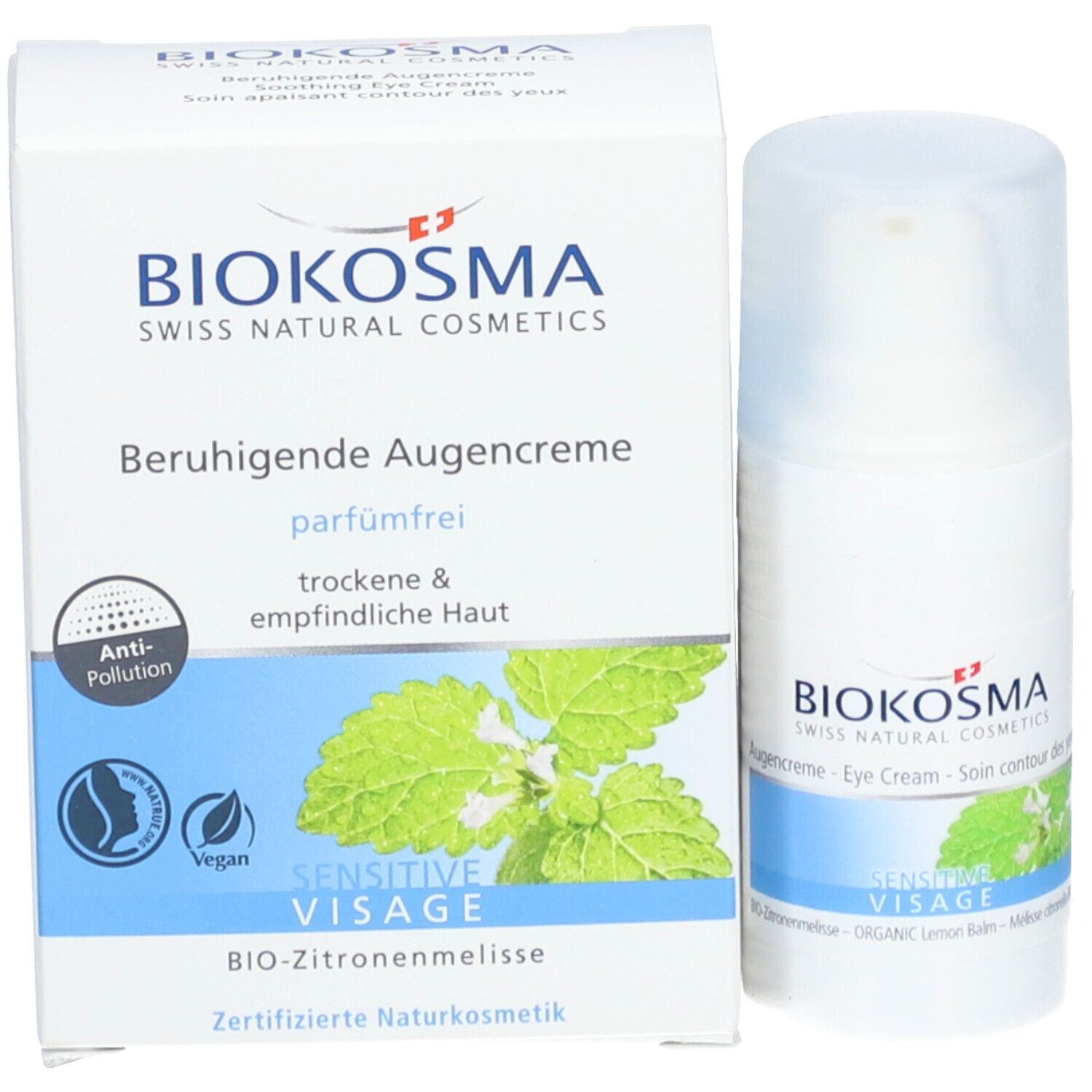 BIOKOSMA Sensitive Visage - Soin coutour des yeux