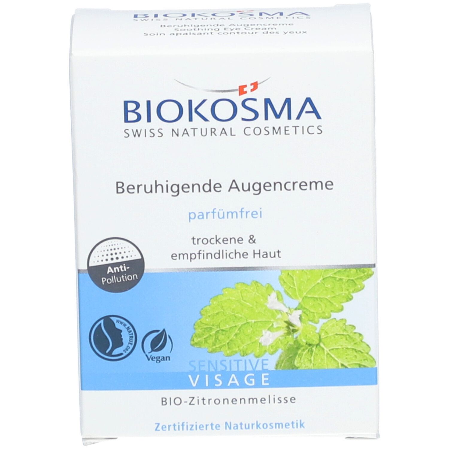 BIOKOSMA Sensitive Visage - Soin coutour des yeux