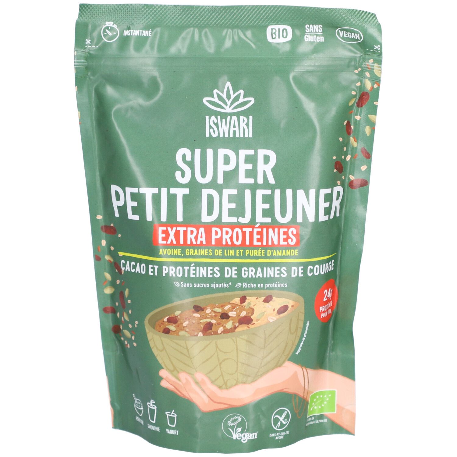 Iswari Super Frühstück Extra Protein Kakao 360g