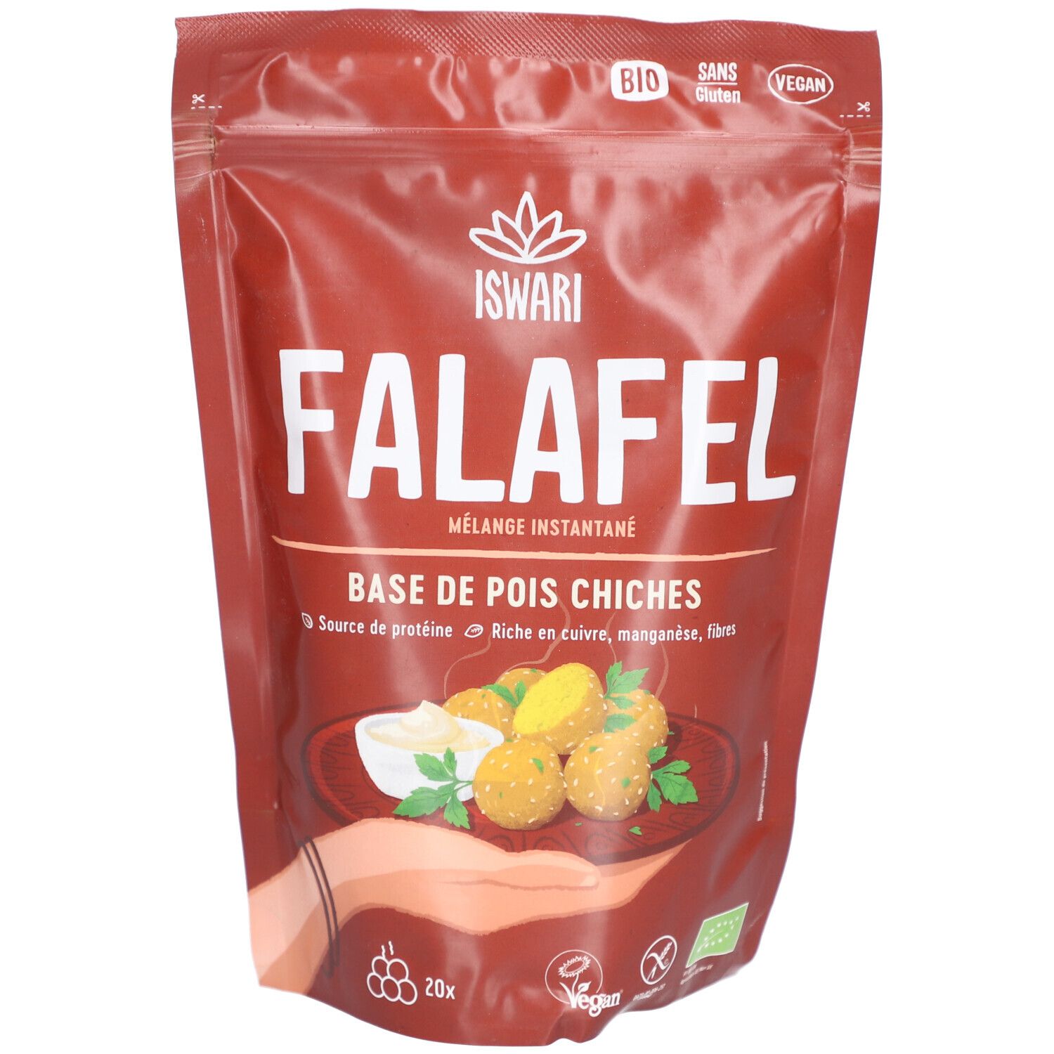 ISWARI Mélange instantané Falafel bio