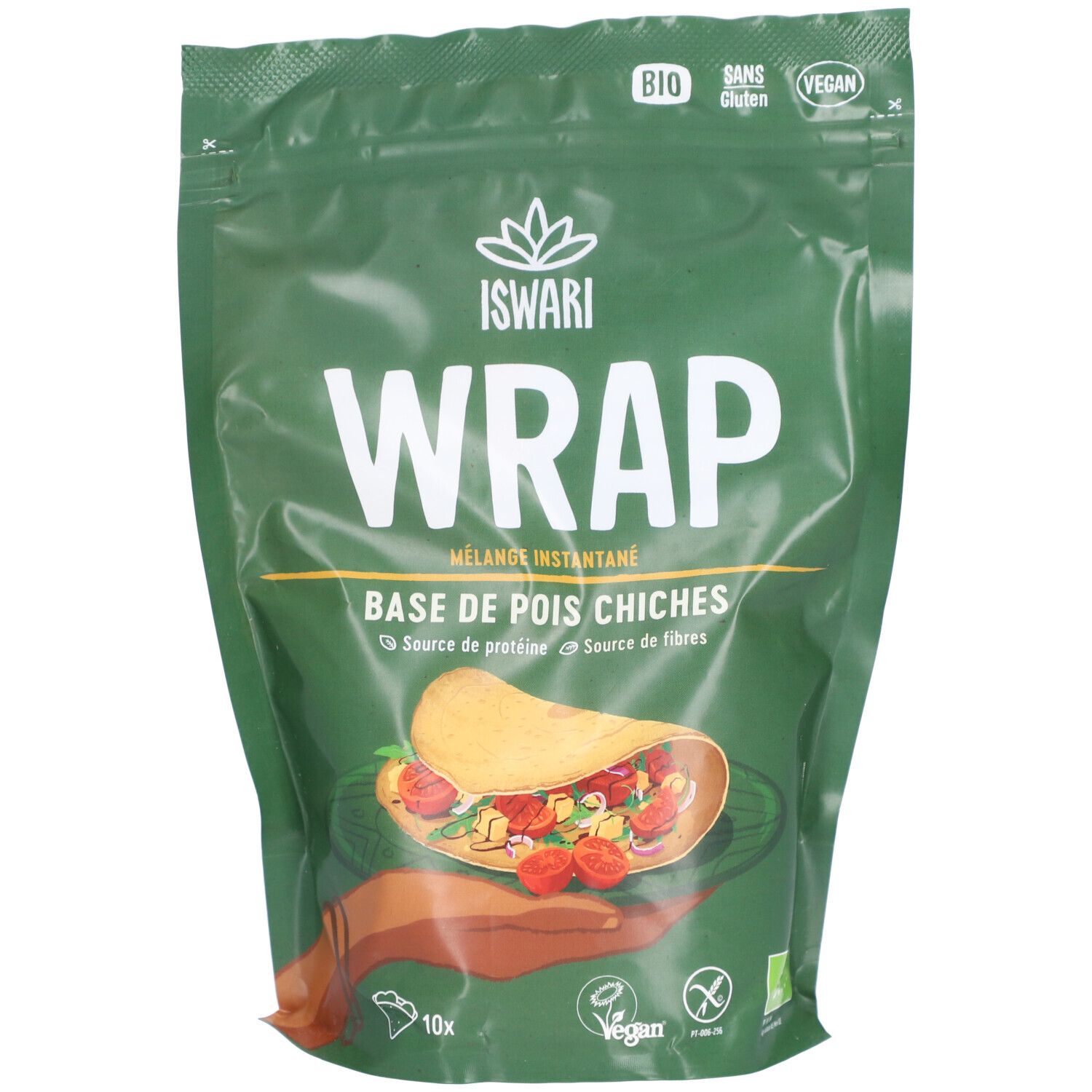 ISWARI Instant-Mix Wrap - Kichererbsenbasis