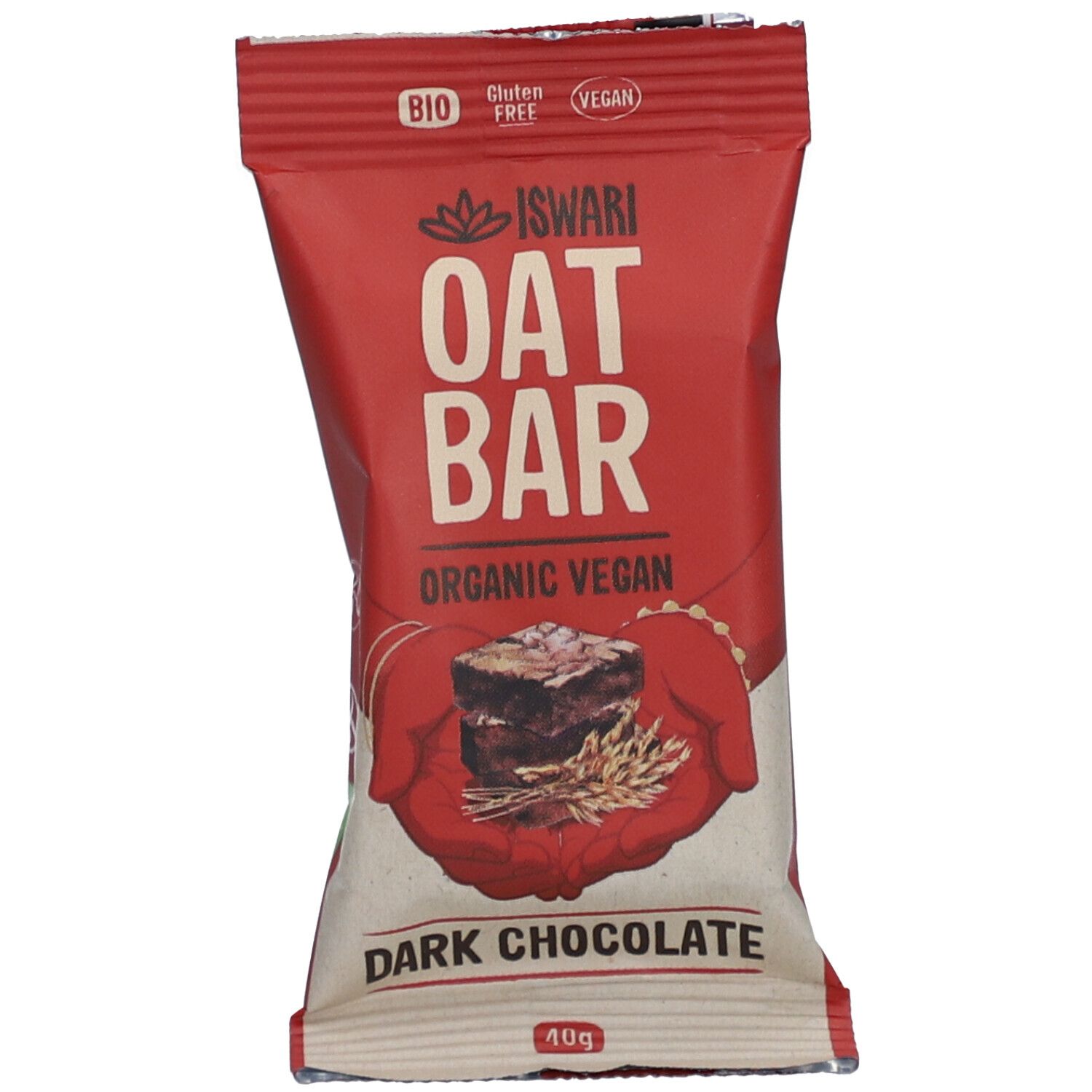 ISWARI Barre Avoine Chocolat noir bio