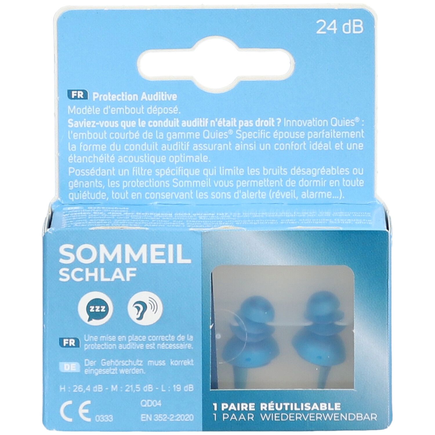 QUIES® Protection auditive Sommeil