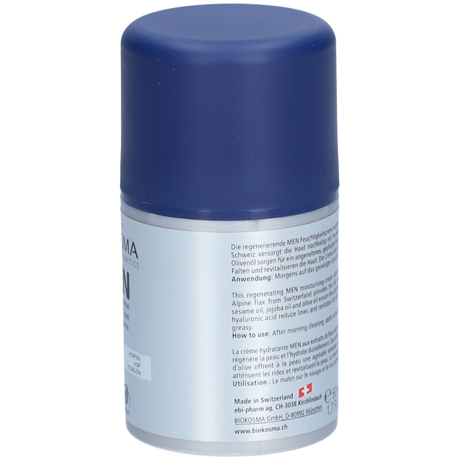 BIOKOSMA MEN Feuchtigkeitscreme Disp 50 ml