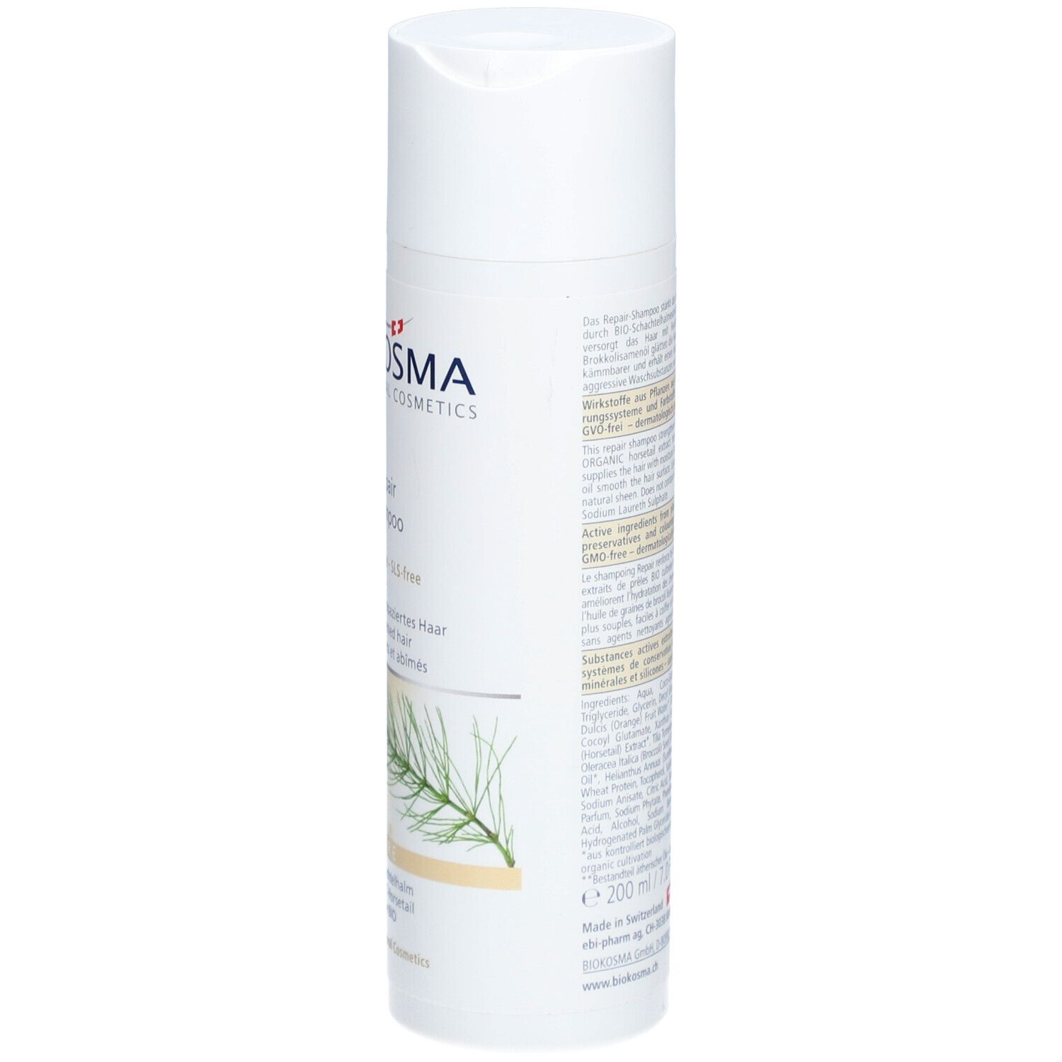 BIOKOSMA Shampooing Réparateur Prêle