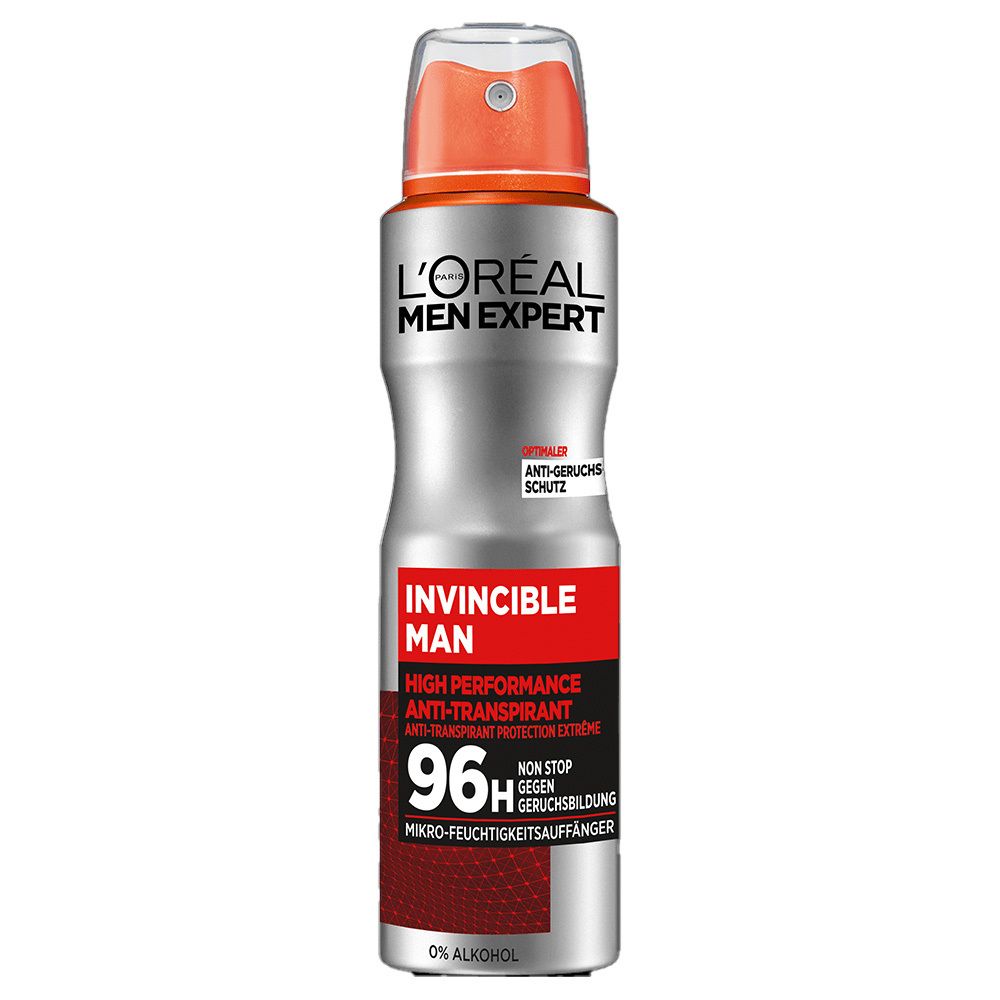 L'ORÉAL Men Expert Invincible Man 96h Anti-Transpirant Spray