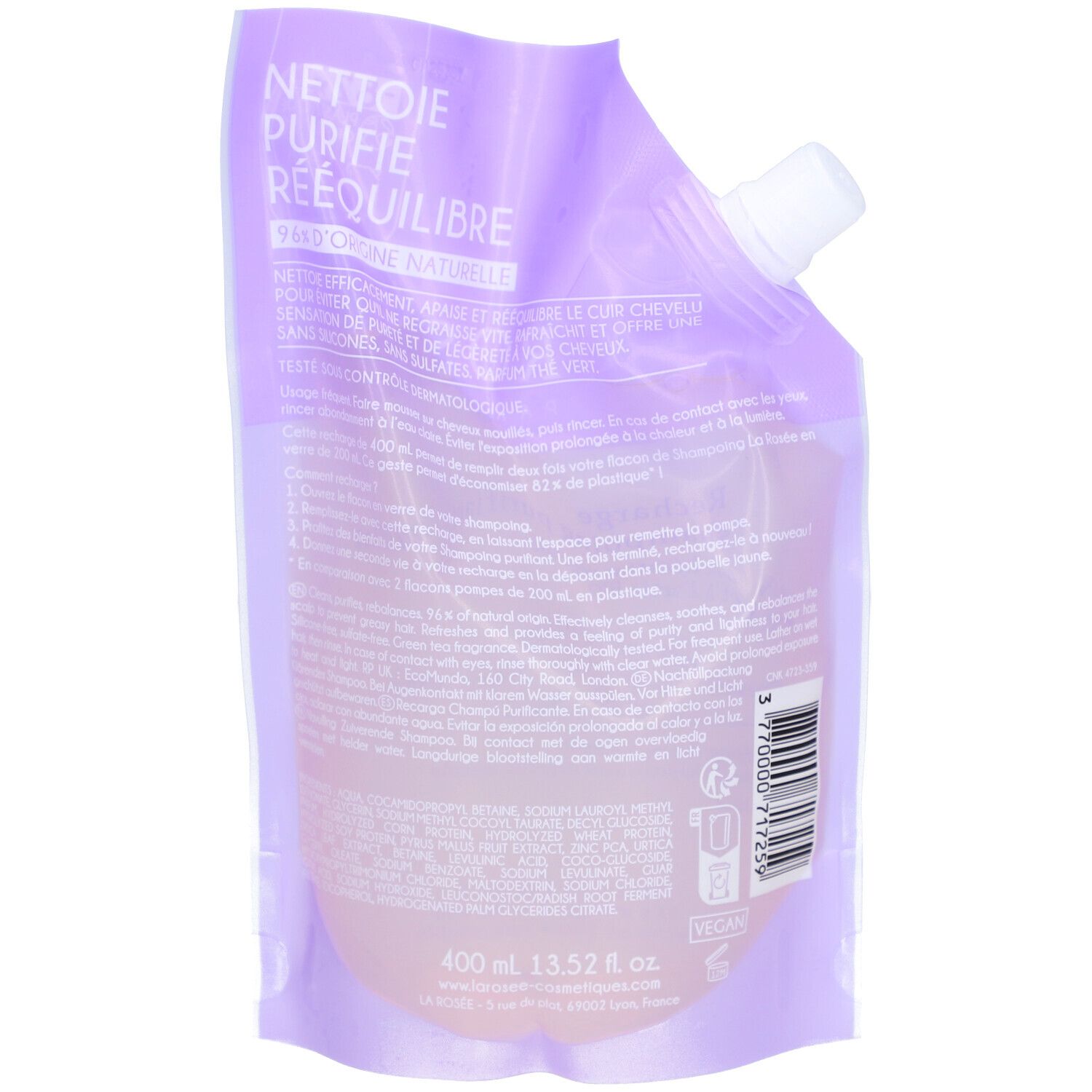La Rosée® Recharge Shampooing clarifiant