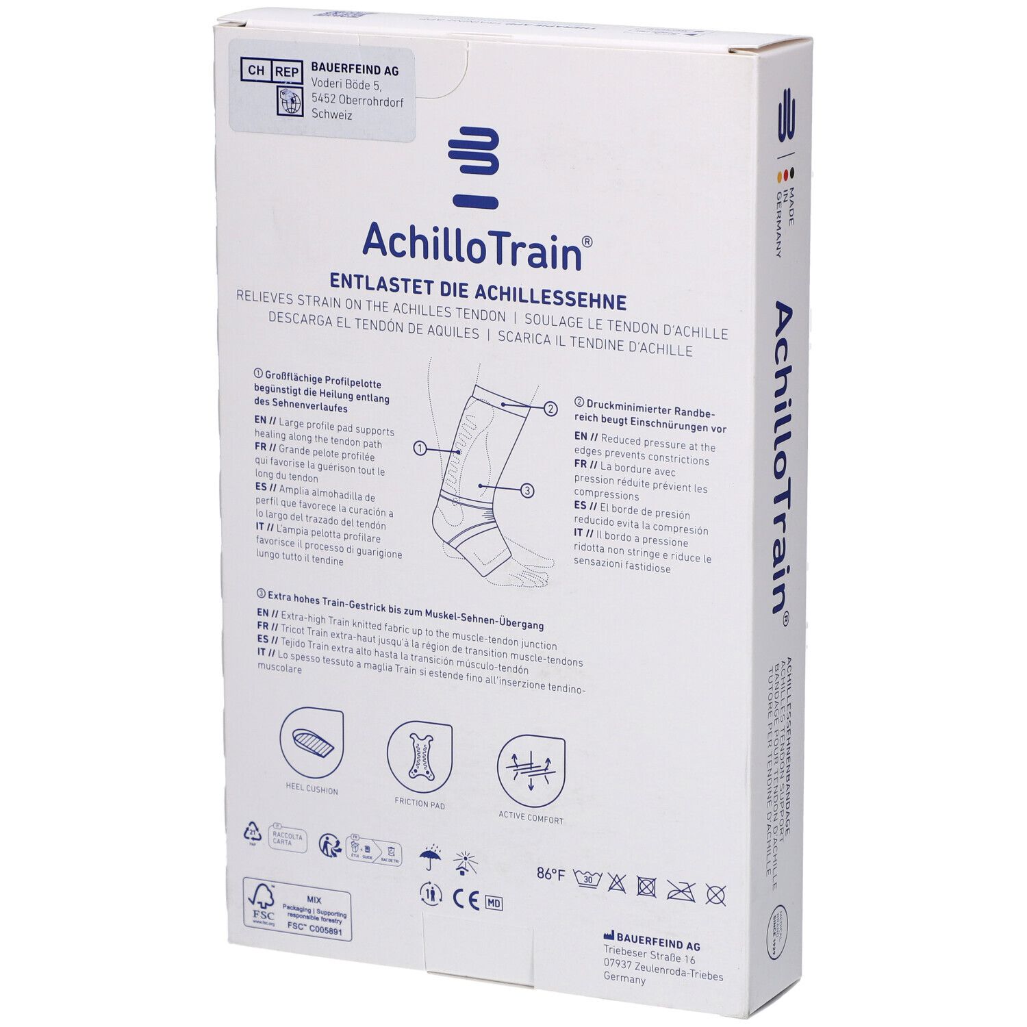 Bauerfeind AchilloTrain® Größe 2 Titan