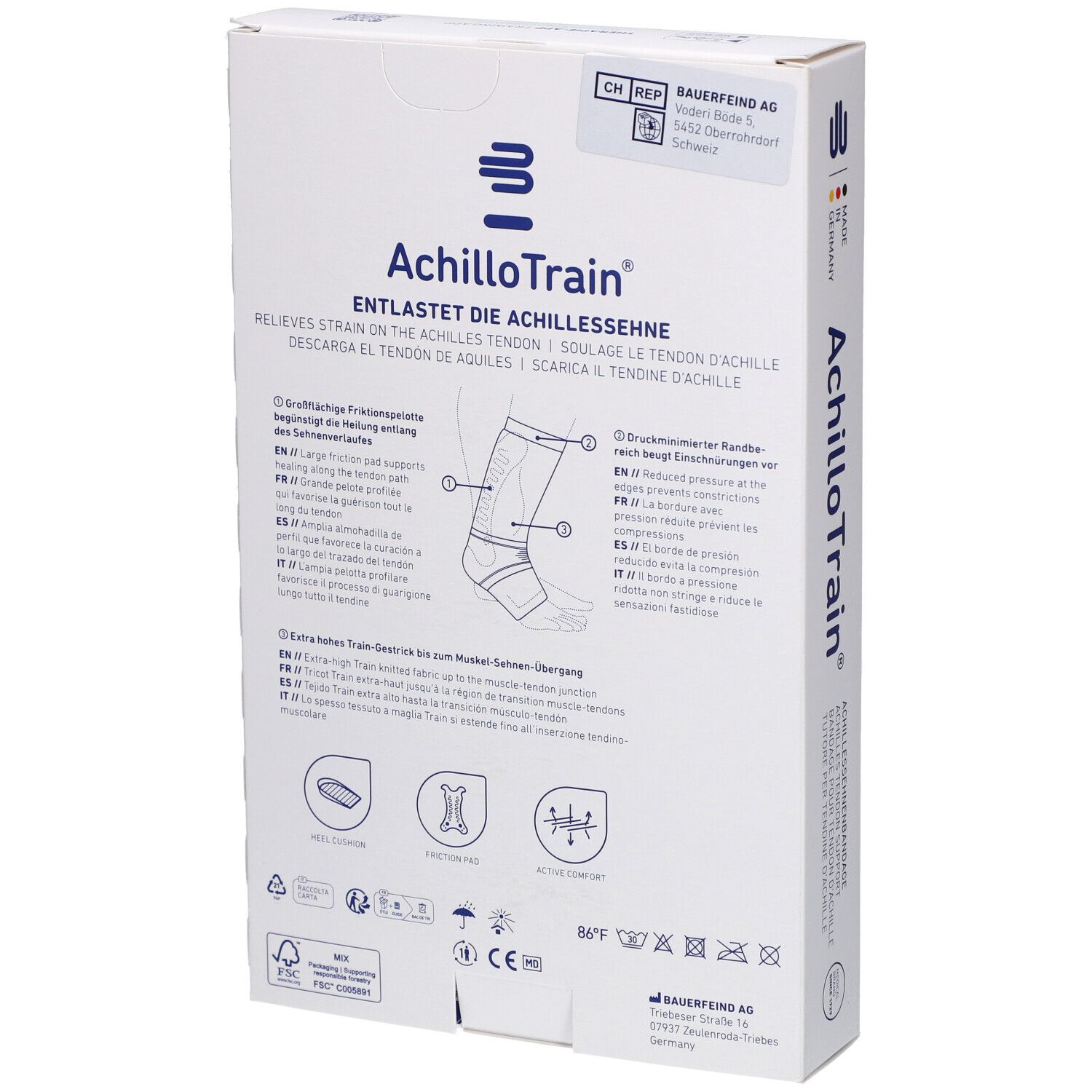 Bauerfeind AchilloTrain® Größe 4 Titan