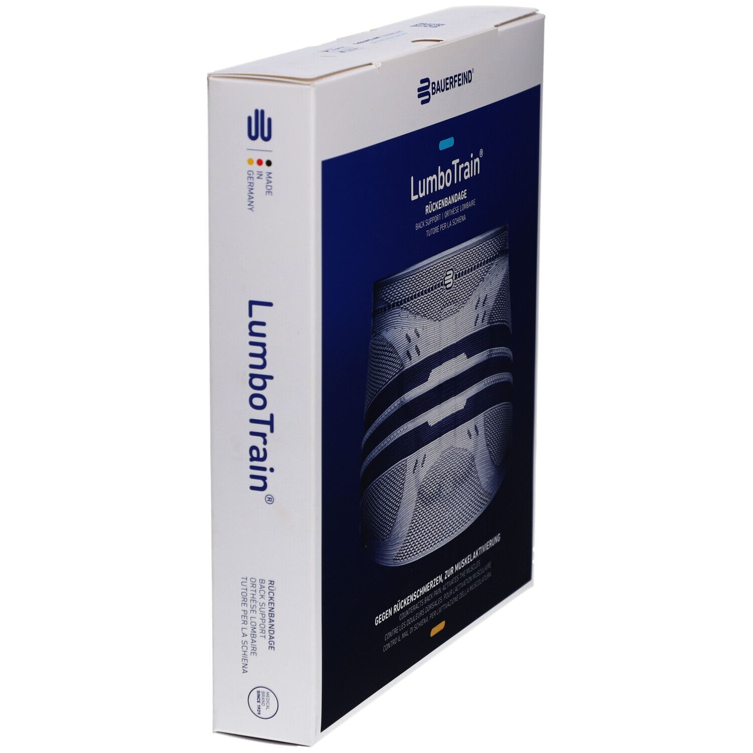 BAUERFEIND® LumboTrain® Bandage pour le dos Straight taille 3 Titan