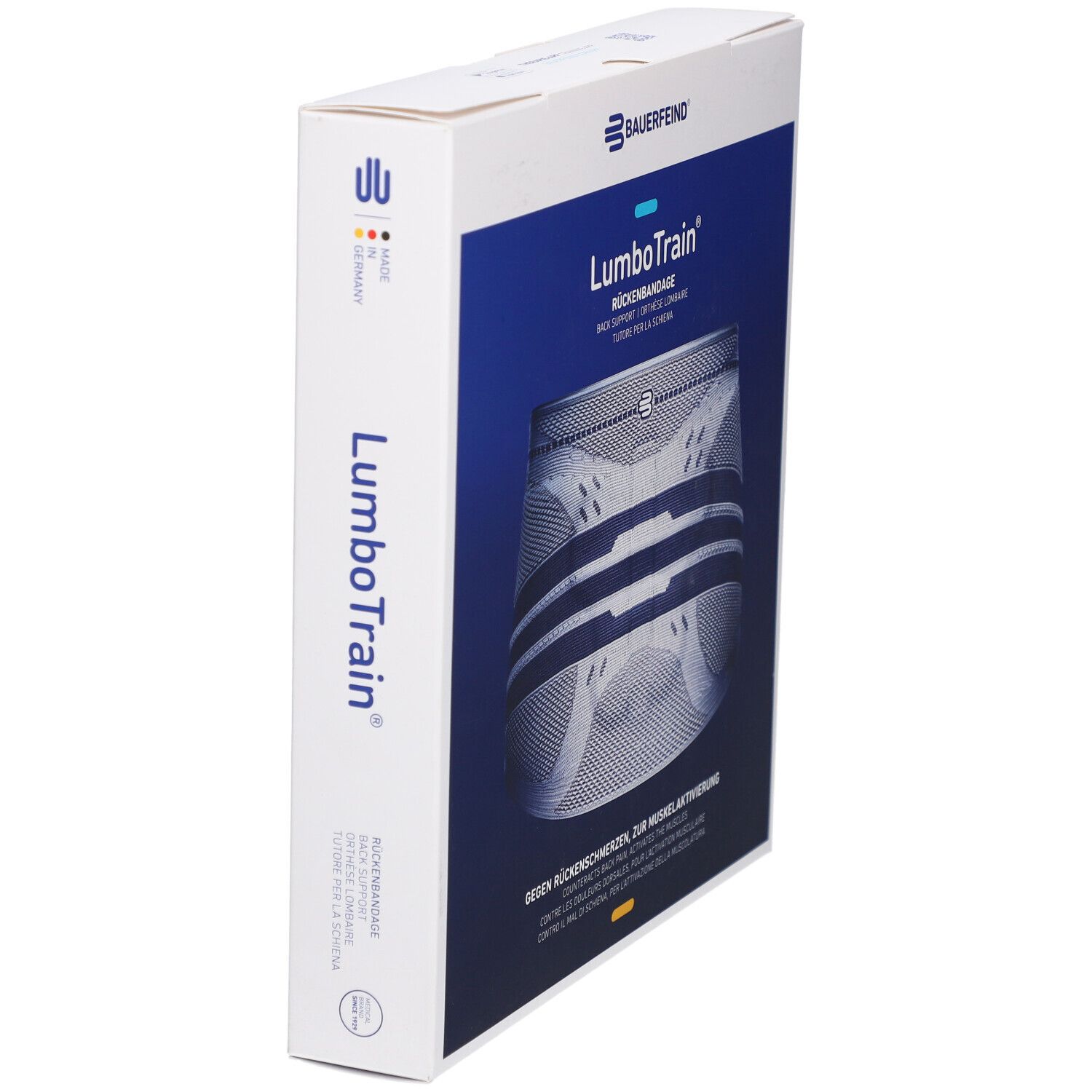 BAUERFEIND® LumboTrain® Rückenbandage Waisted Größe 2 Titan