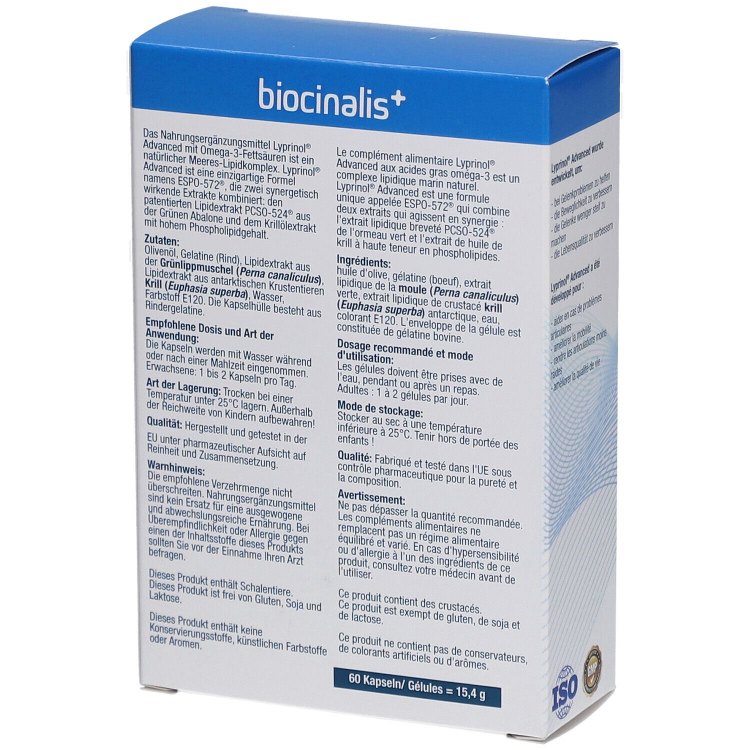 biocinalis Lyprinol® Advanced